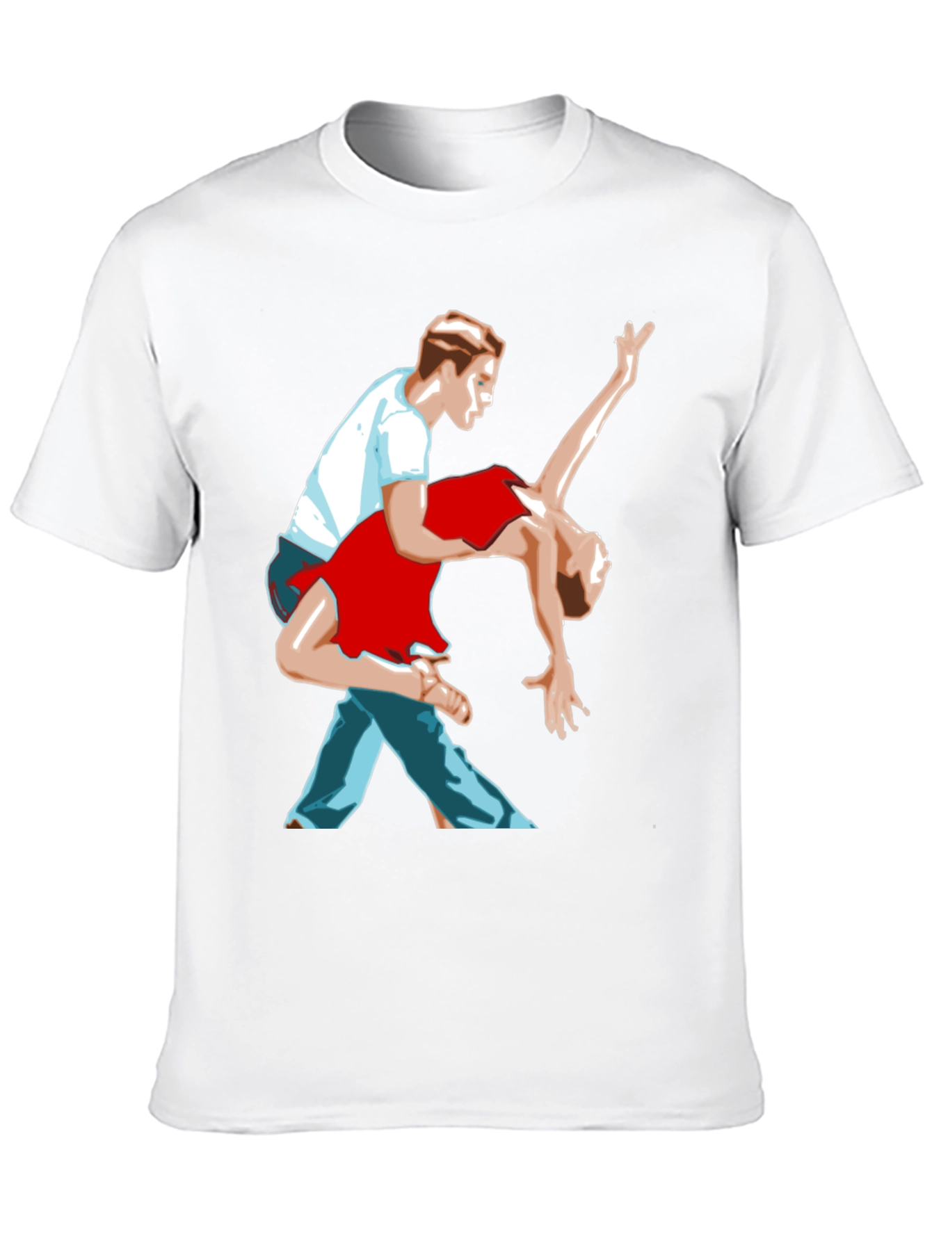 Dancing Couple Graphic T-Shirt - Stylish Design