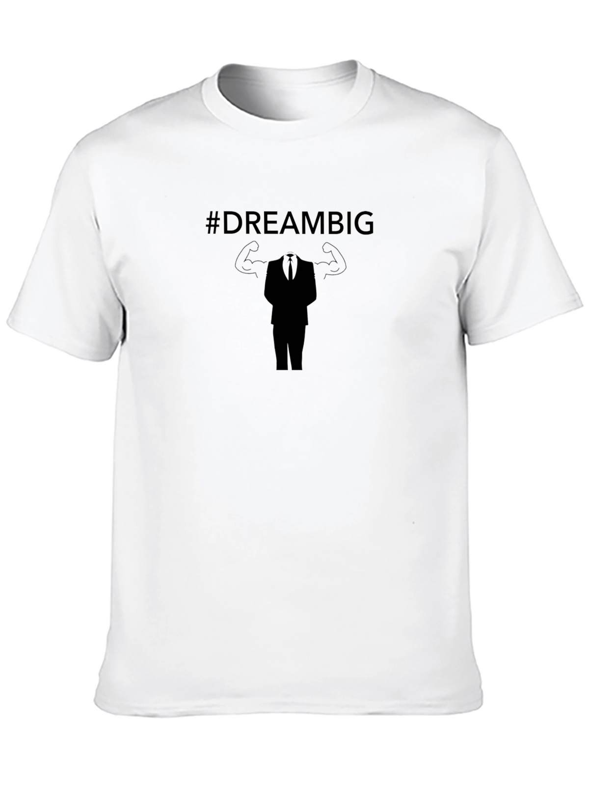 Dream Big Graphic Tee - Motivational Black T-Shirt