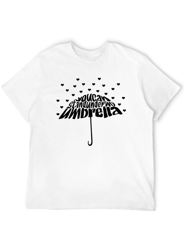You Can Stand Under My Umbrella Black T-Shirt