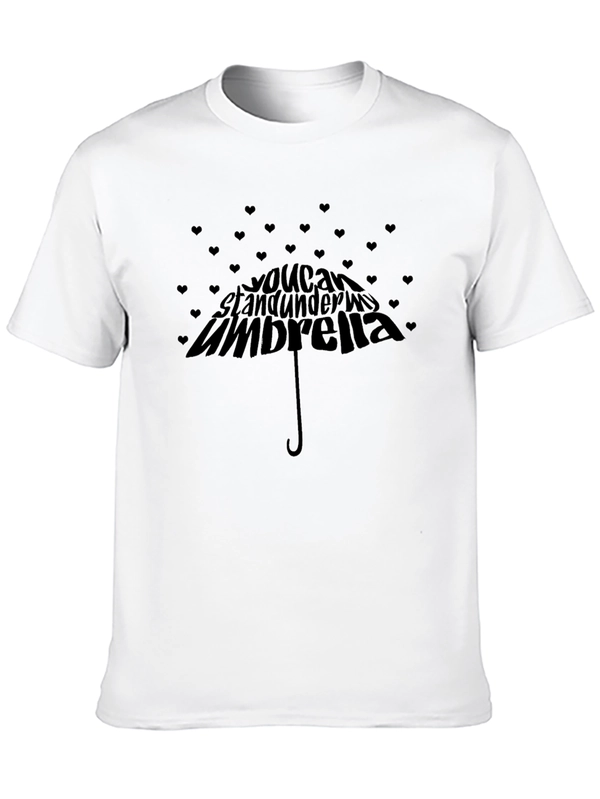 You Can Stand Under My Umbrella Black T-Shirt