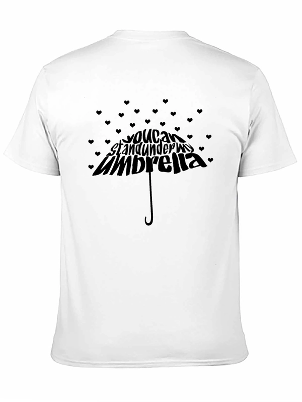You Can Stand Under My Umbrella Black T-Shirt