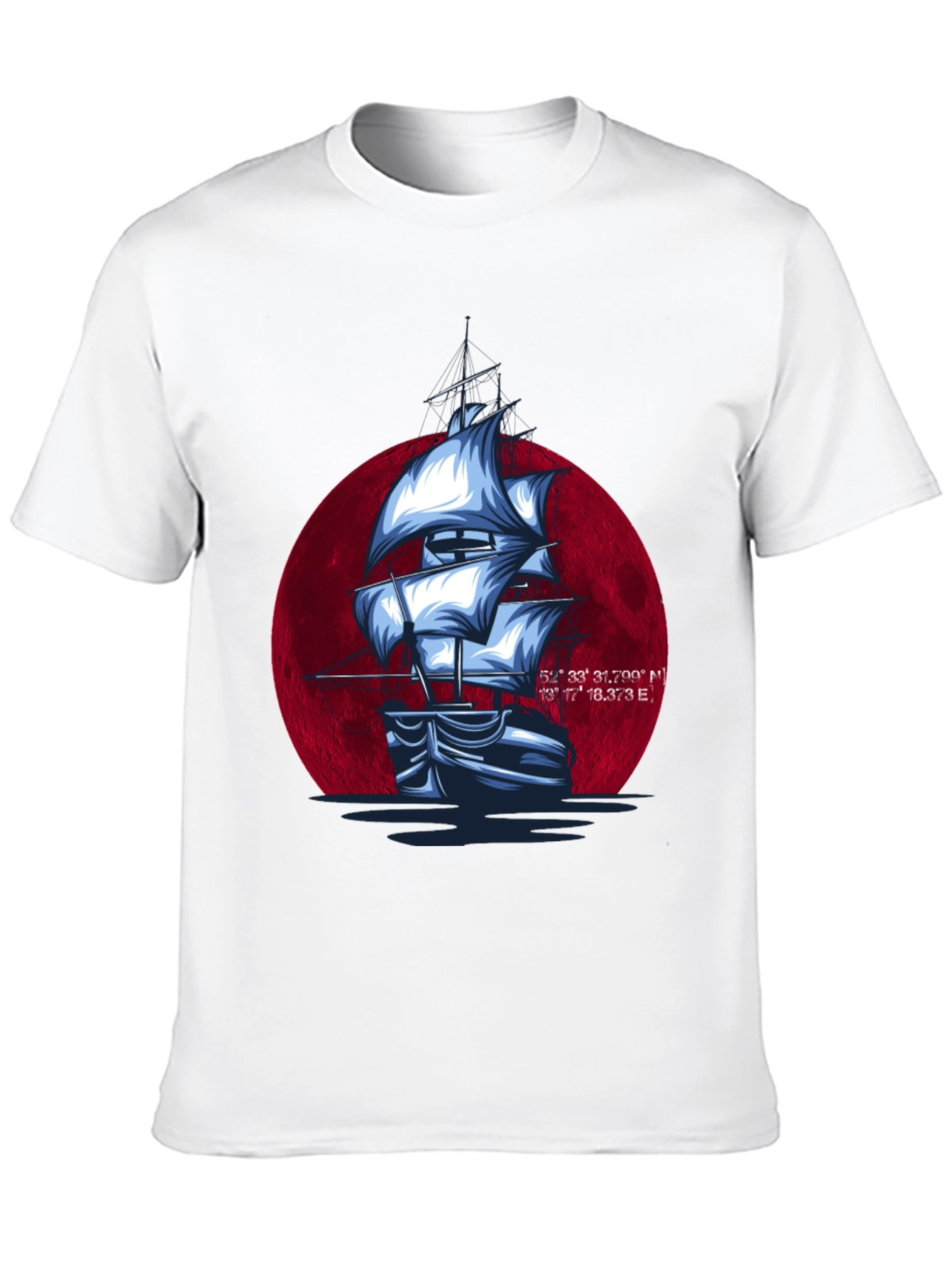 Sailboat Graphic T-Shirt - Nautical Style