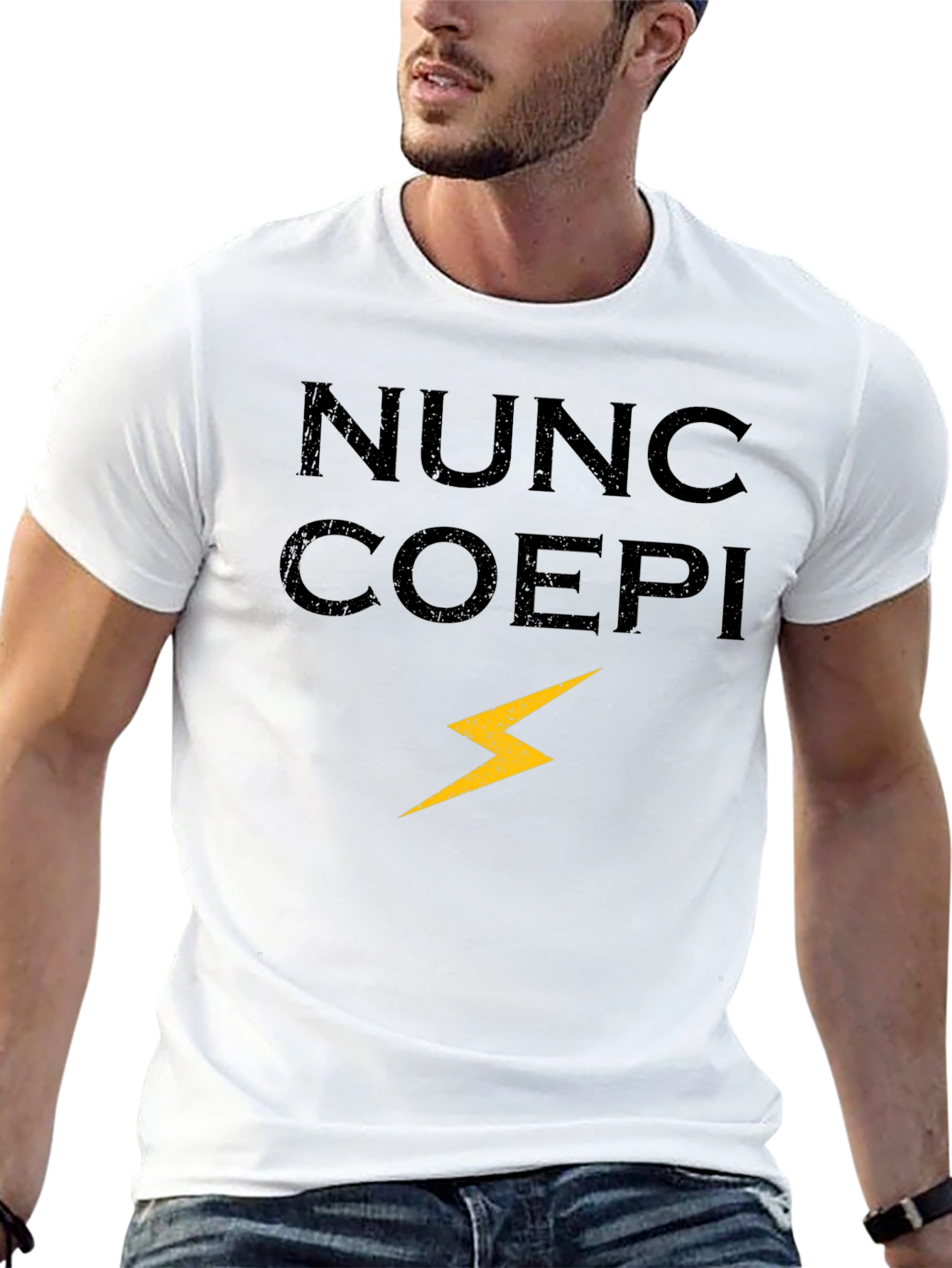 Nunc Coepi Bolt Graphic Tee - Black