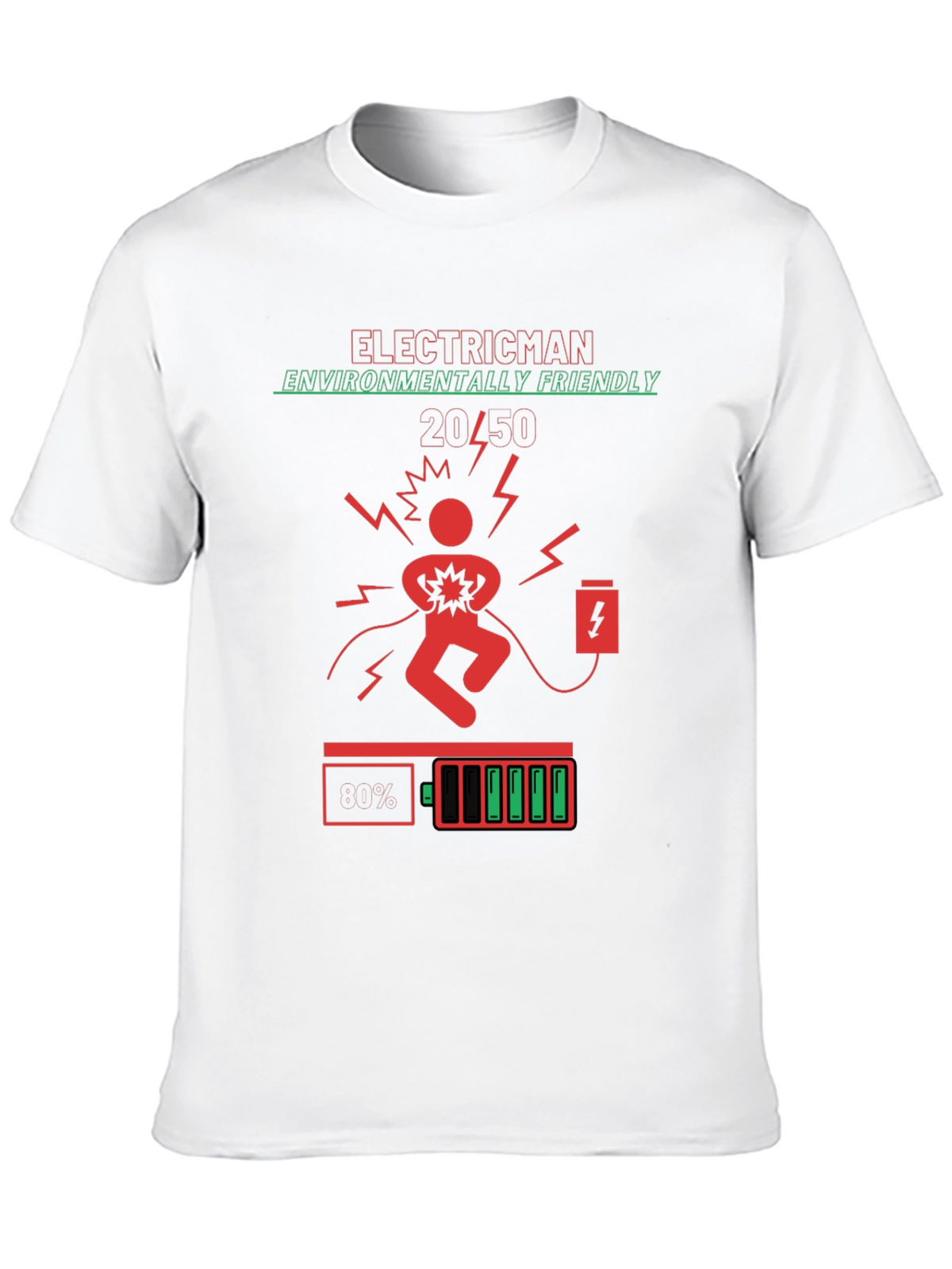 Electricman Environmentally Friendly Graphic Tee