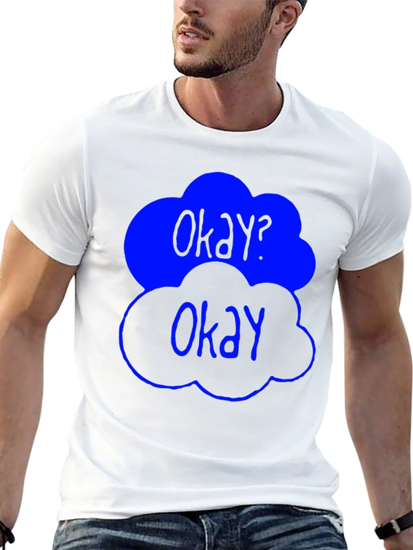 Okay? Okay Graphic Tee - Trendy Cloud Design