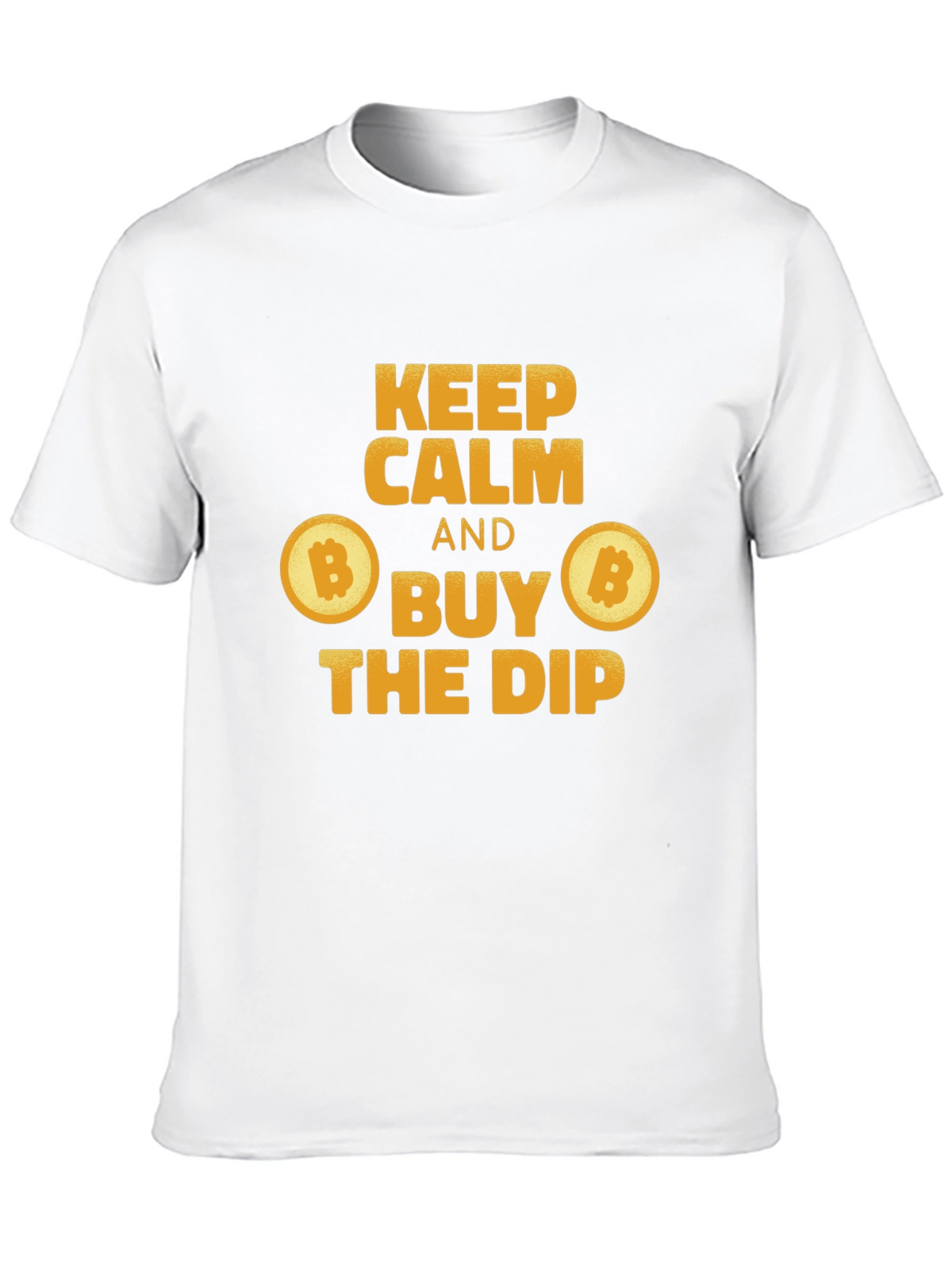Keep Calm Buy the Dip Bitcoin Crypto T-Shirt