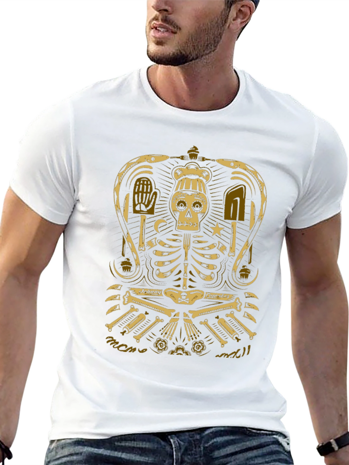 Chef Skeleton Graphic Tee
