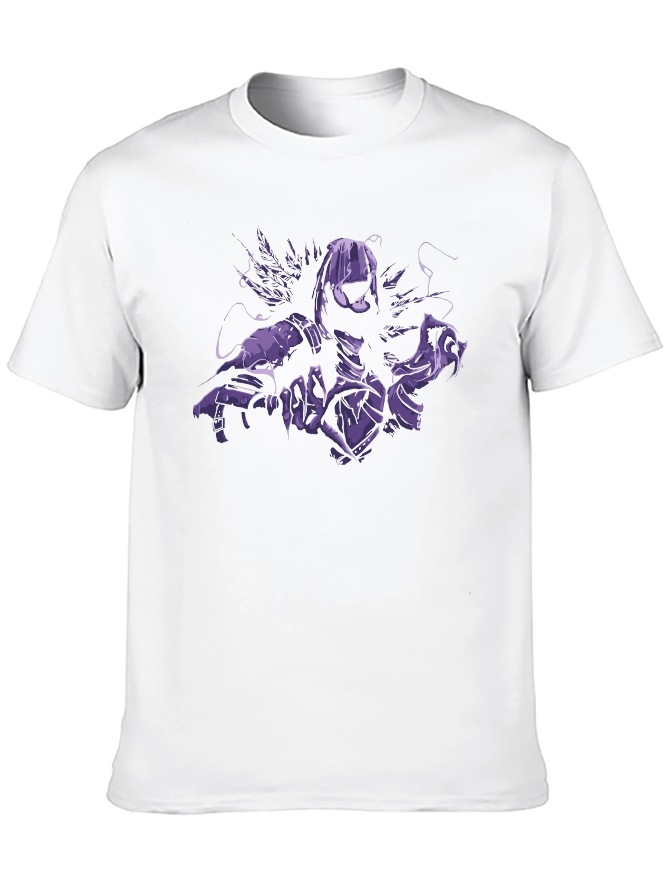 Raven Graphic Black T-Shirt for Men