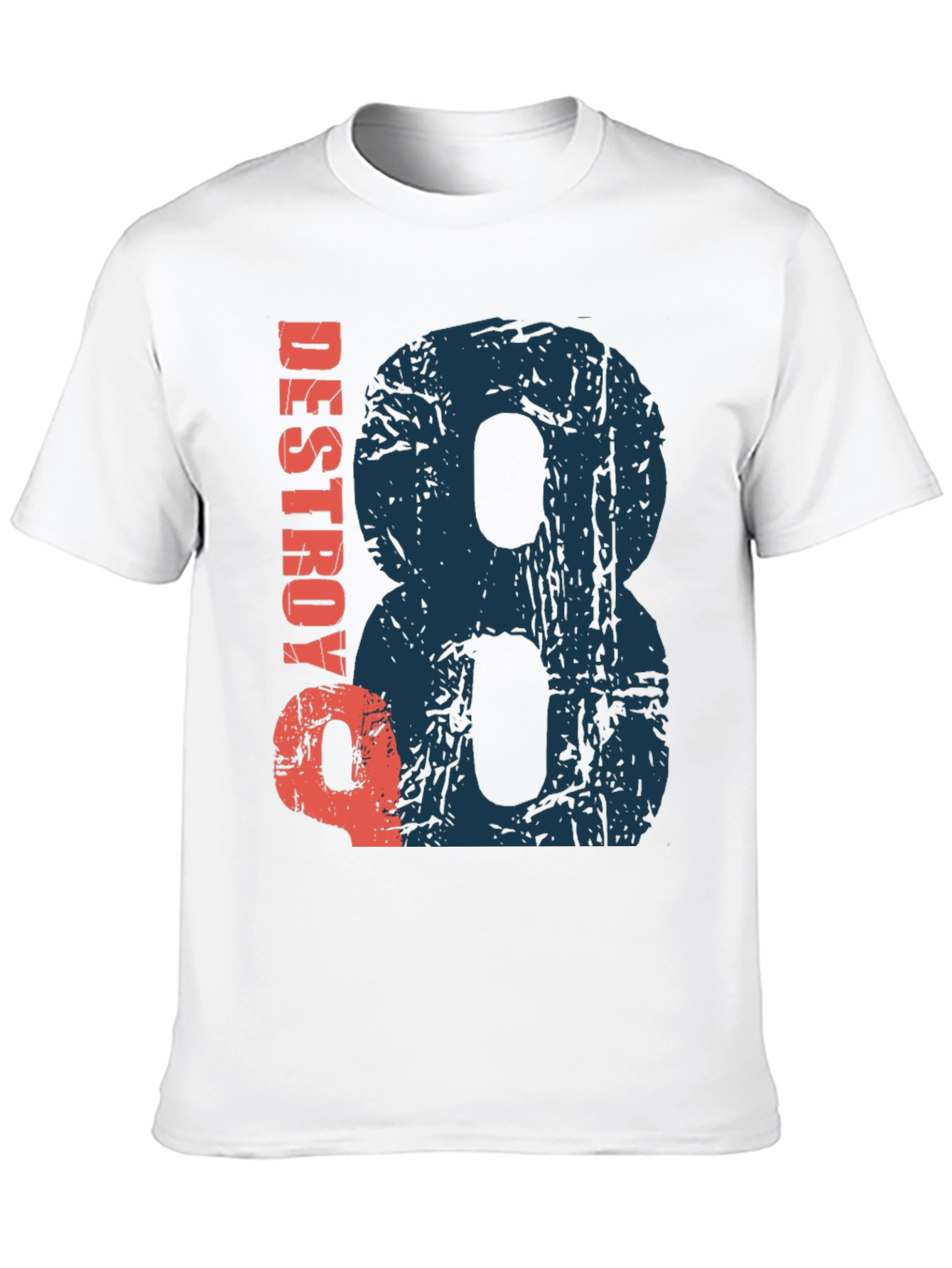 Destroy T-Shirt - Graphic Print Tee