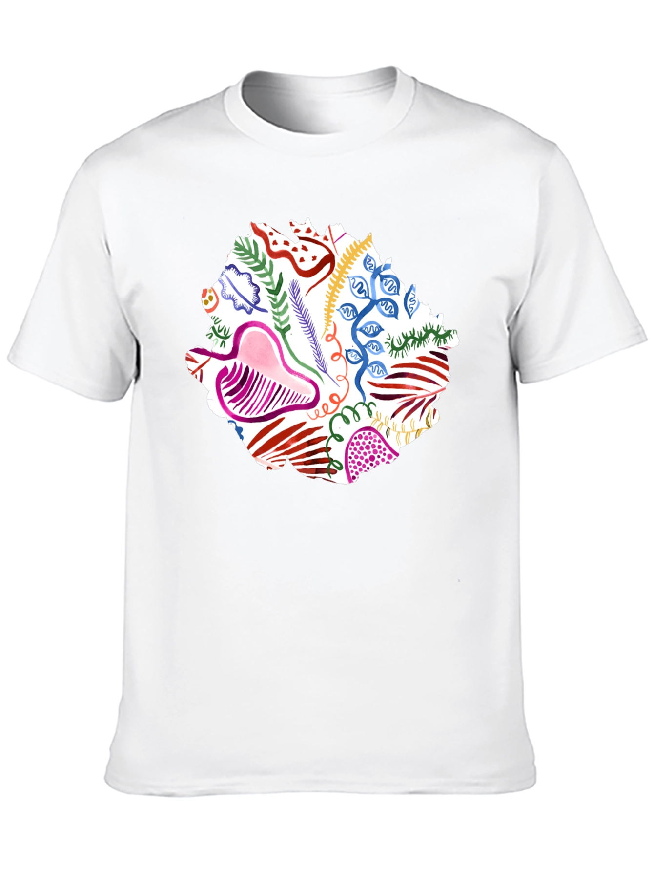 Abstract Art Print Black Tee