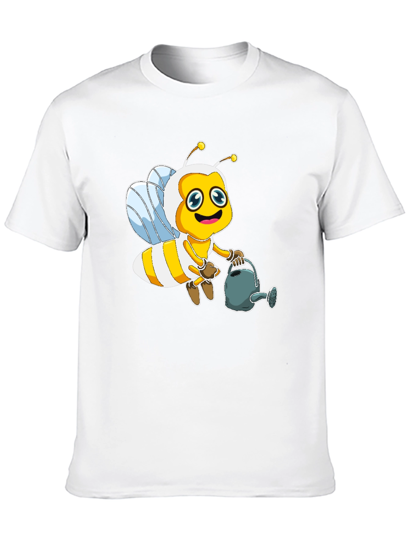 Cute Bee Graphic Tee - Unisex Black T-Shirt