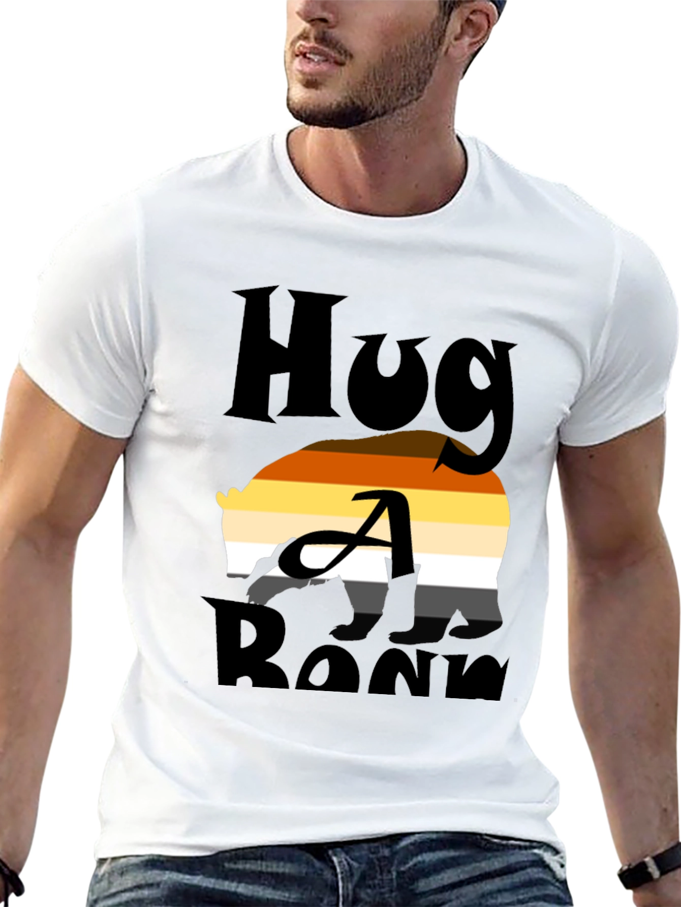 Hug A Bear Gay Pride T-Shirt