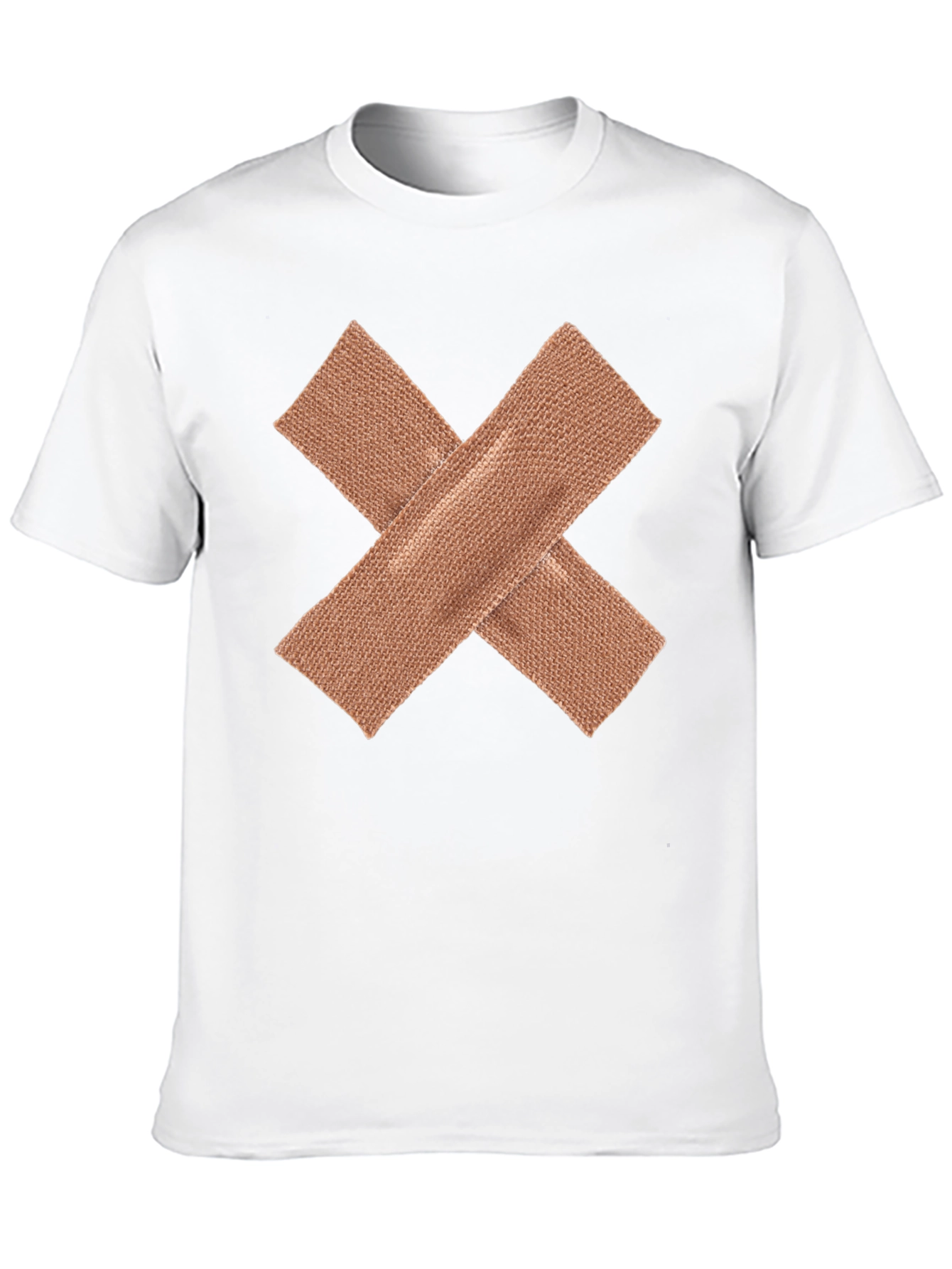 Bandage X Graphic Tee - Novelty Casual Shirt