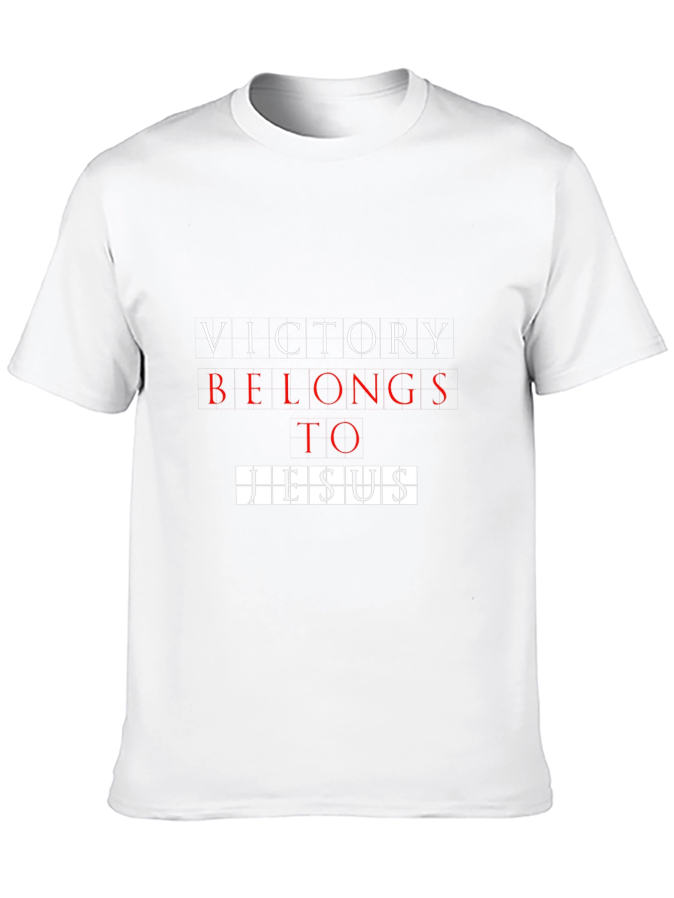 Victory Belongs to Jesus Black Graphic Tee