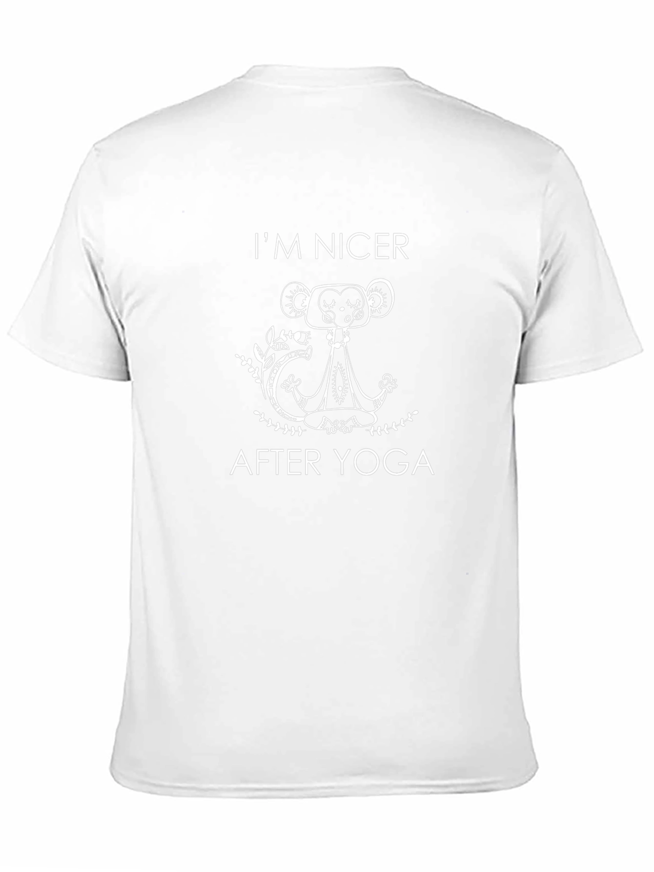 Yoga Monkey Graphic Tee - Im Nicer After Yoga!