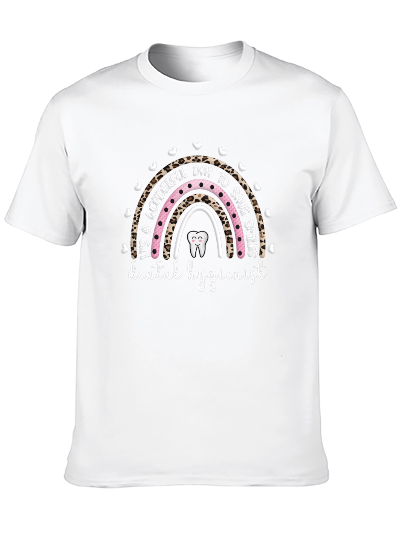 Dental Hygienist T-Shirt Wonderful Day Save Smiles