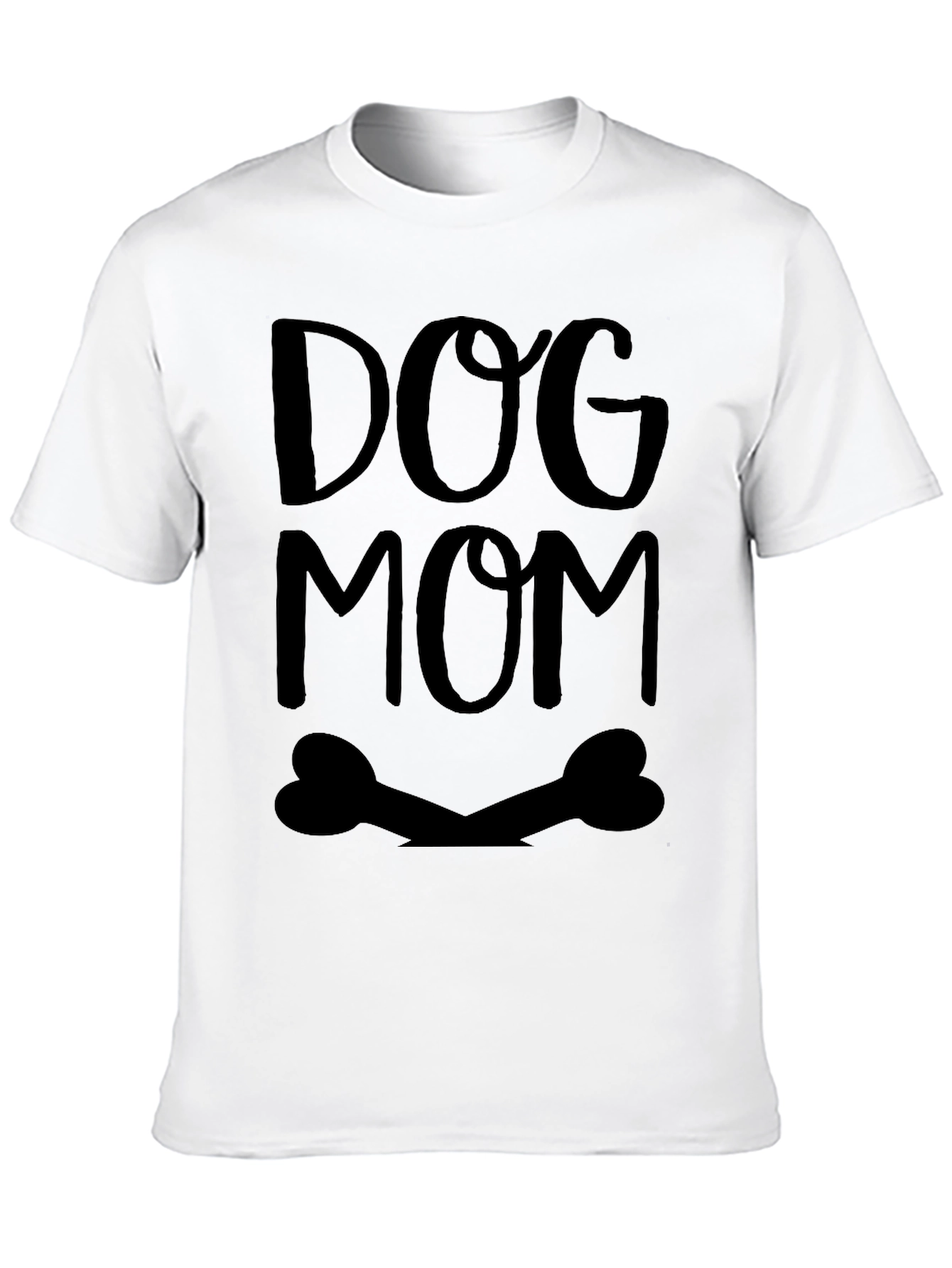 Dog Mom Graphic Tee - Black Unisex T-Shirt