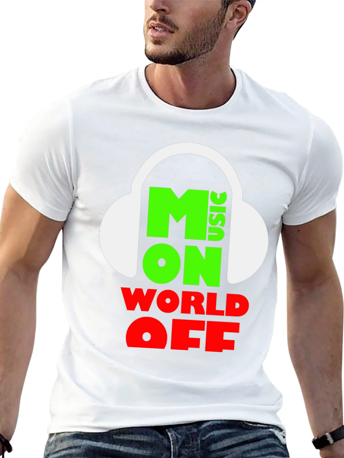 Moon Music World Off T-Shirt