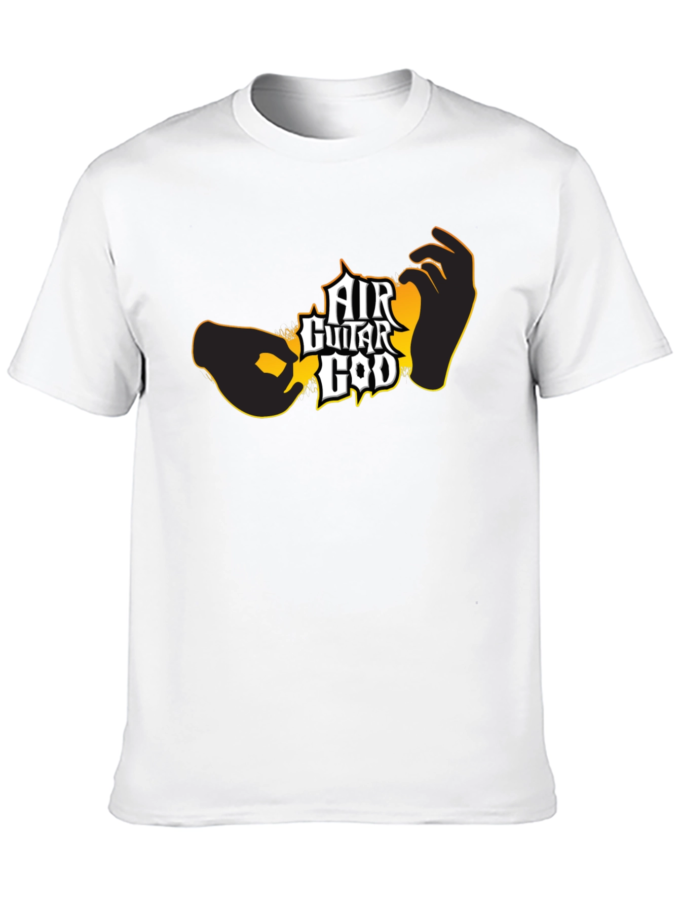 Air Guitar God Black T-Shirt