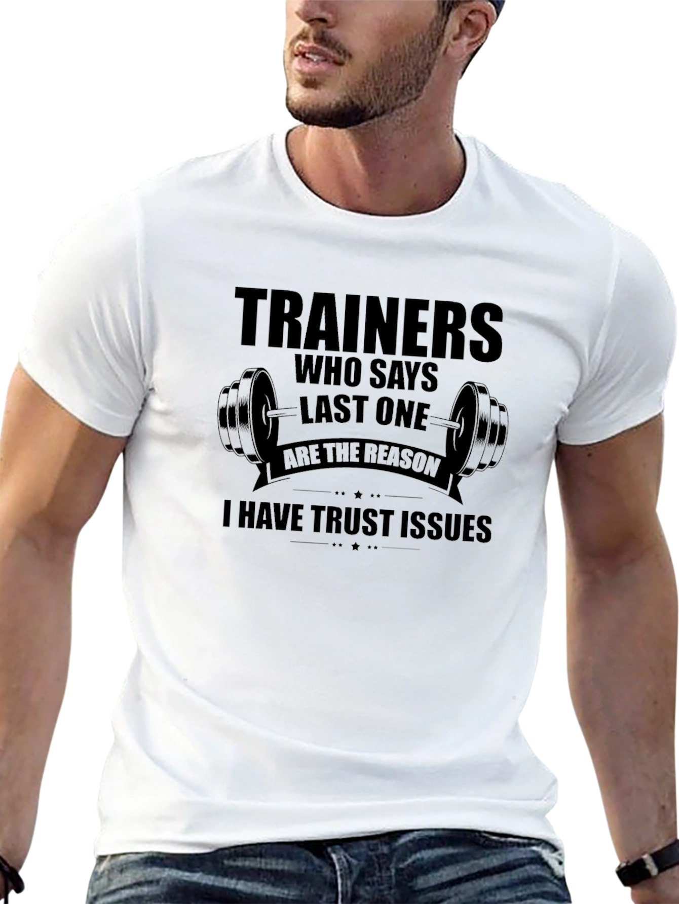 Trainers Trust Issues Graphic Tee - Black