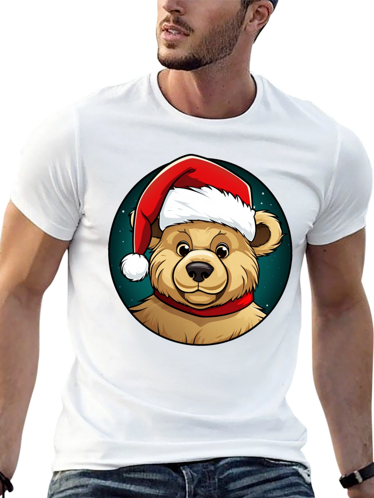 Festive Bear Graphic Tee