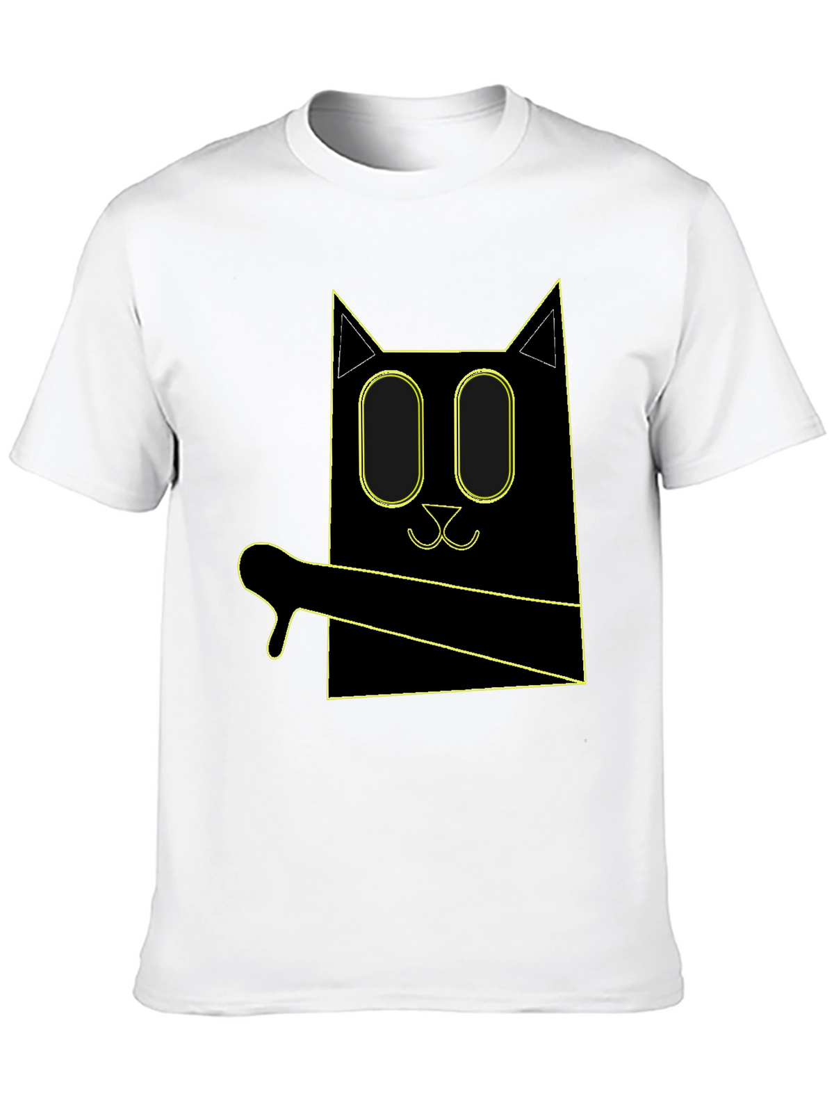 Geometric Cat T-Shirt