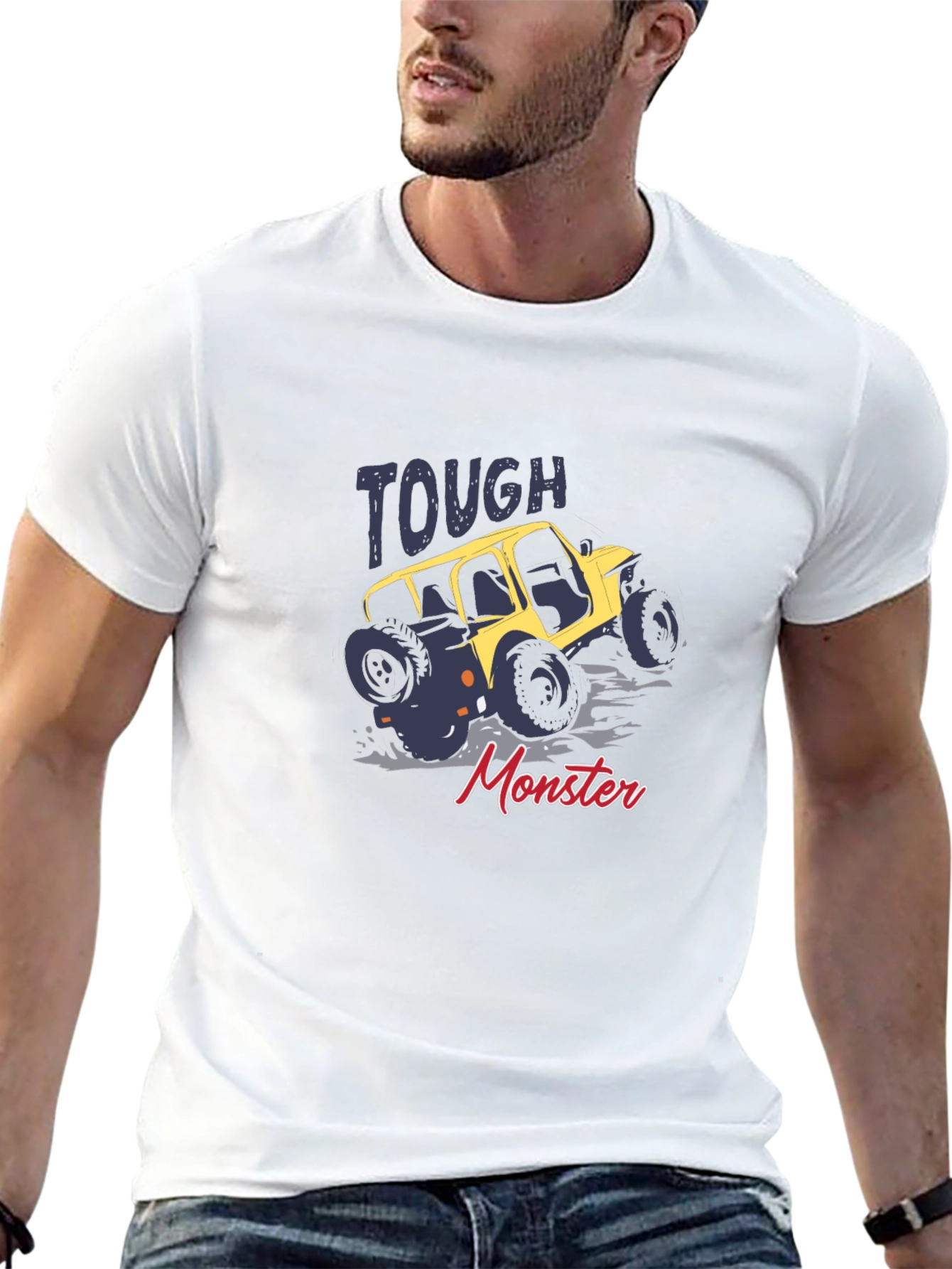 Tough Monster Truck Graphic T-Shirt