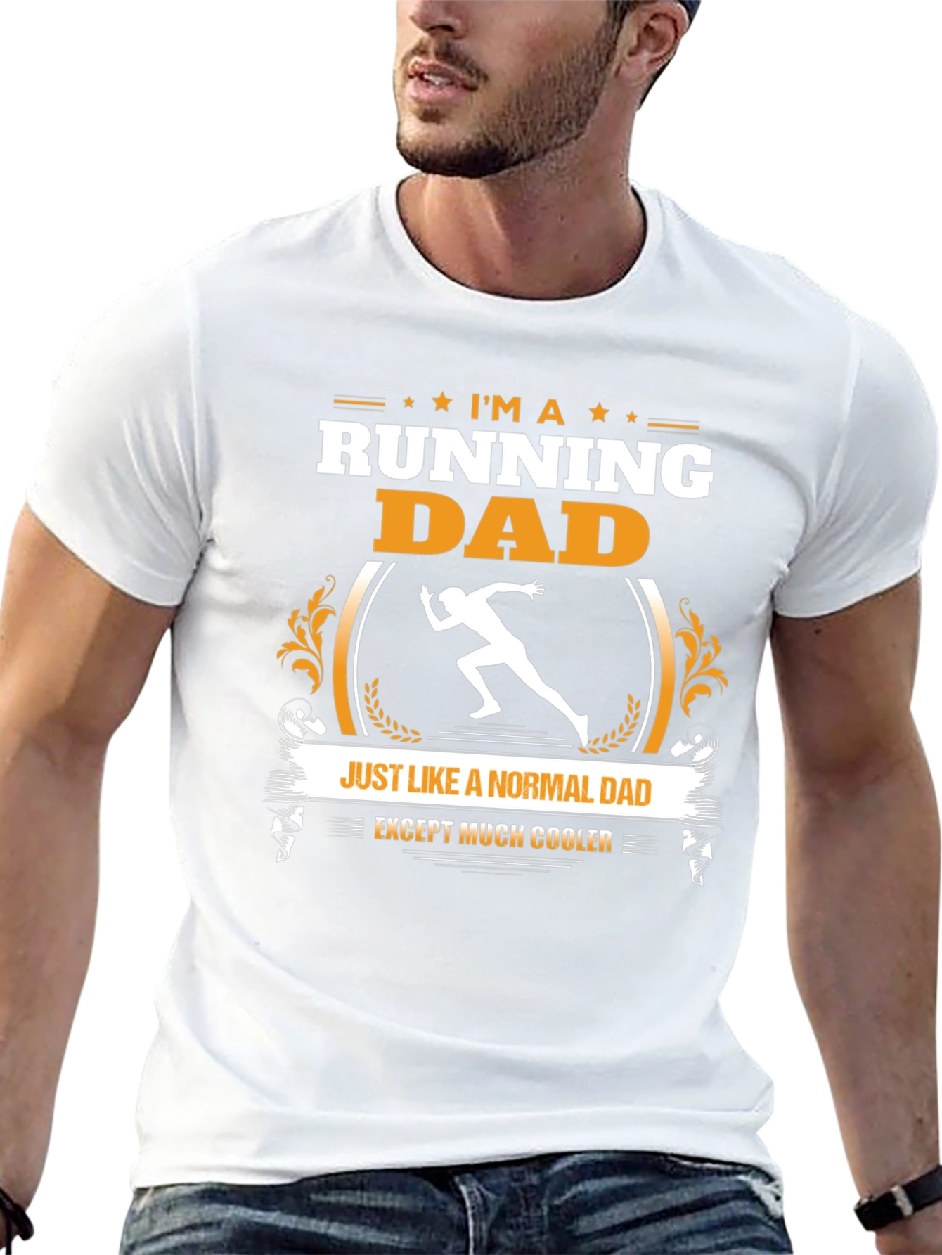 Running Dad T-Shirt - Cool Dad Tee