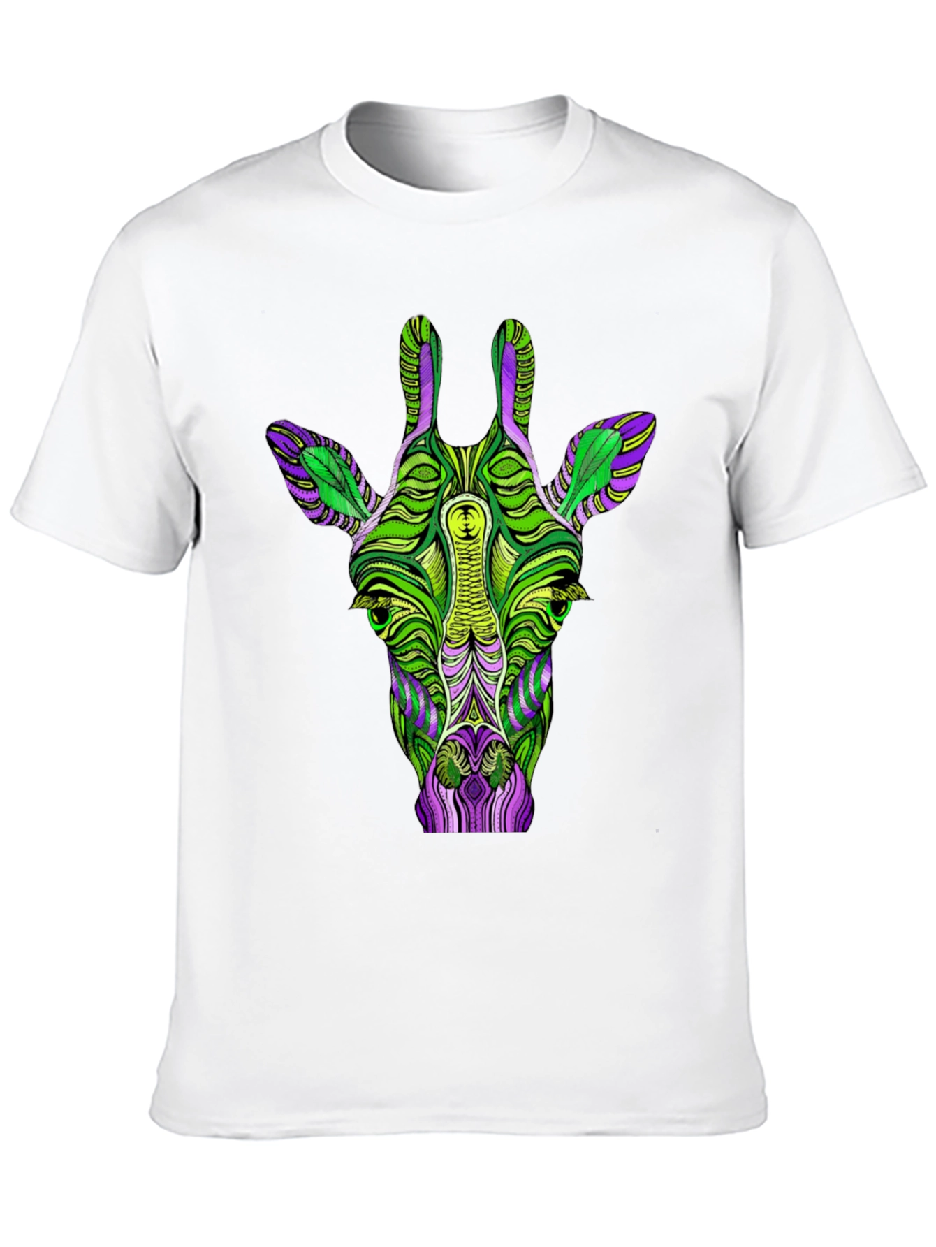 Psychedelic Giraffe Graphic T-Shirt