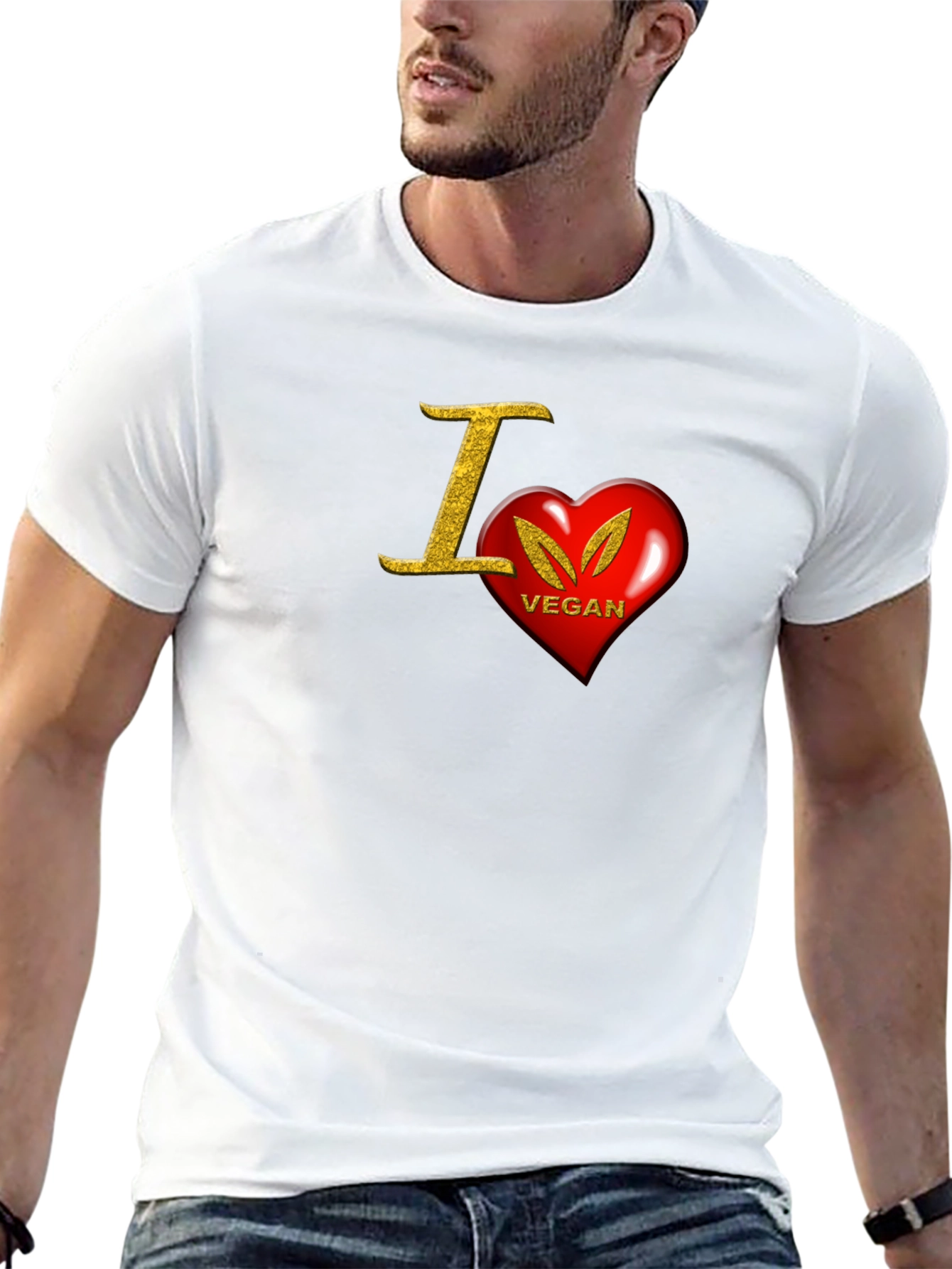 I Love Vegan T-Shirt