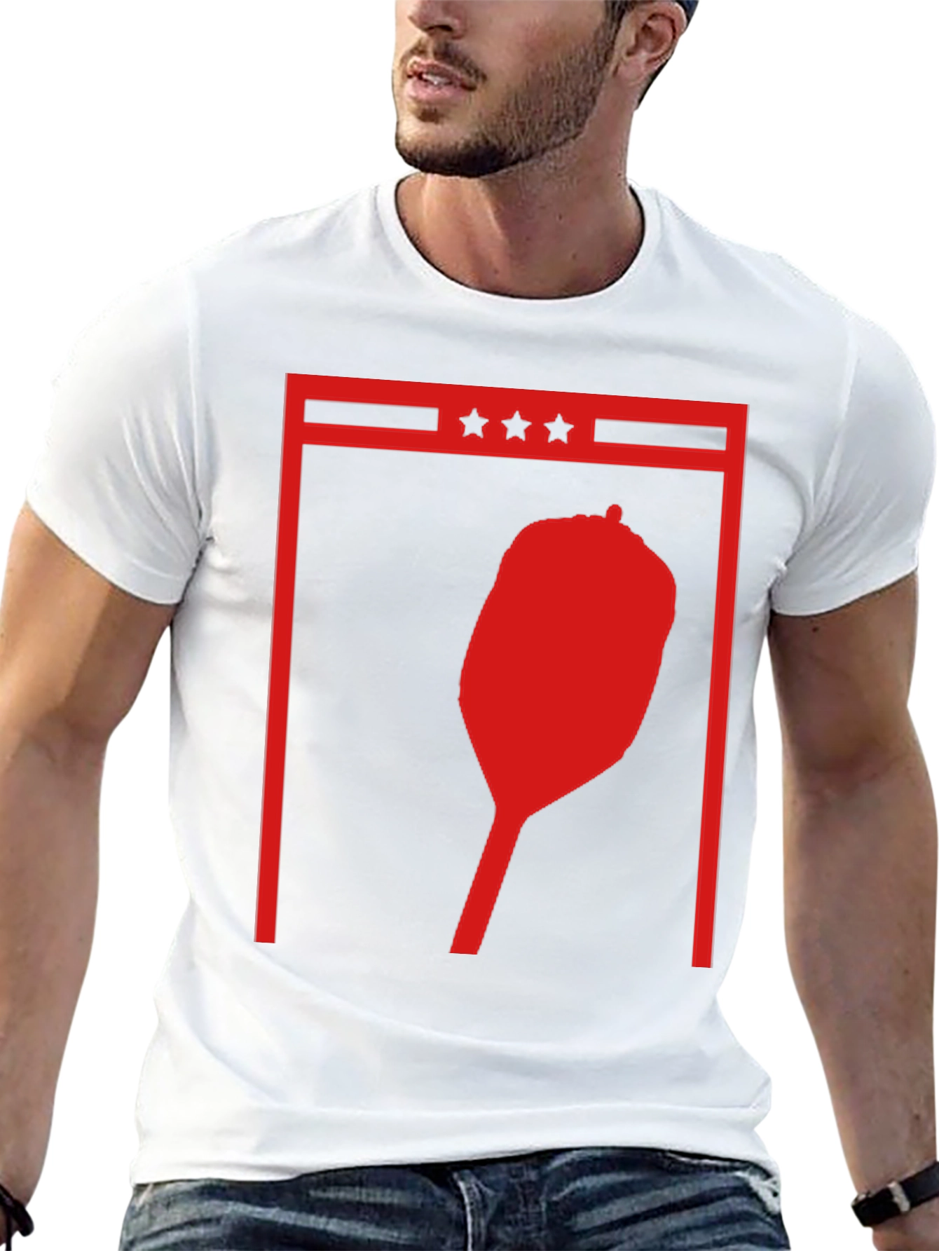 Red Graphic Print T-Shirt