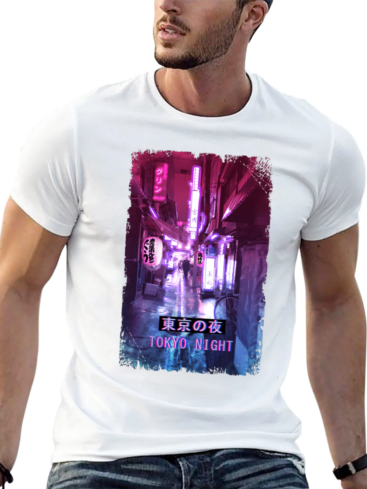Tokyo Night Streetwear T-Shirt