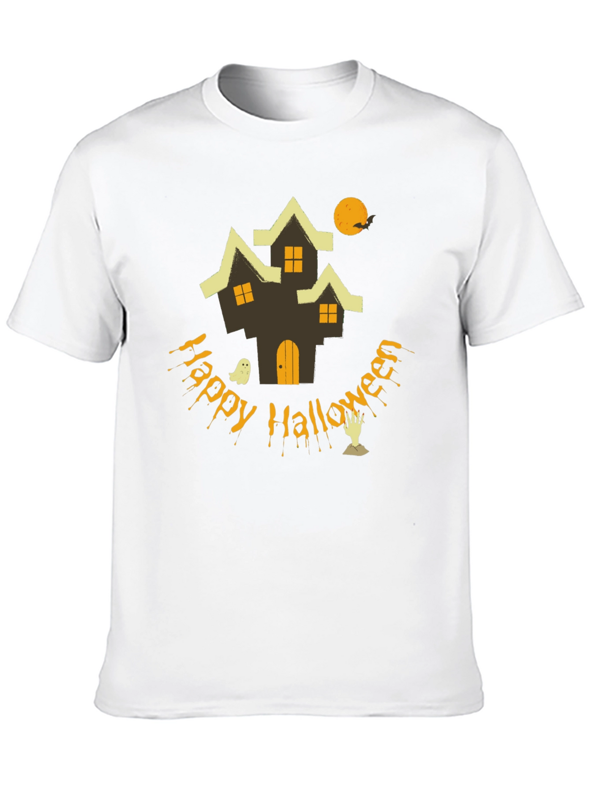 Happy Halloween Graphic Tee - Spooky Season Shirt