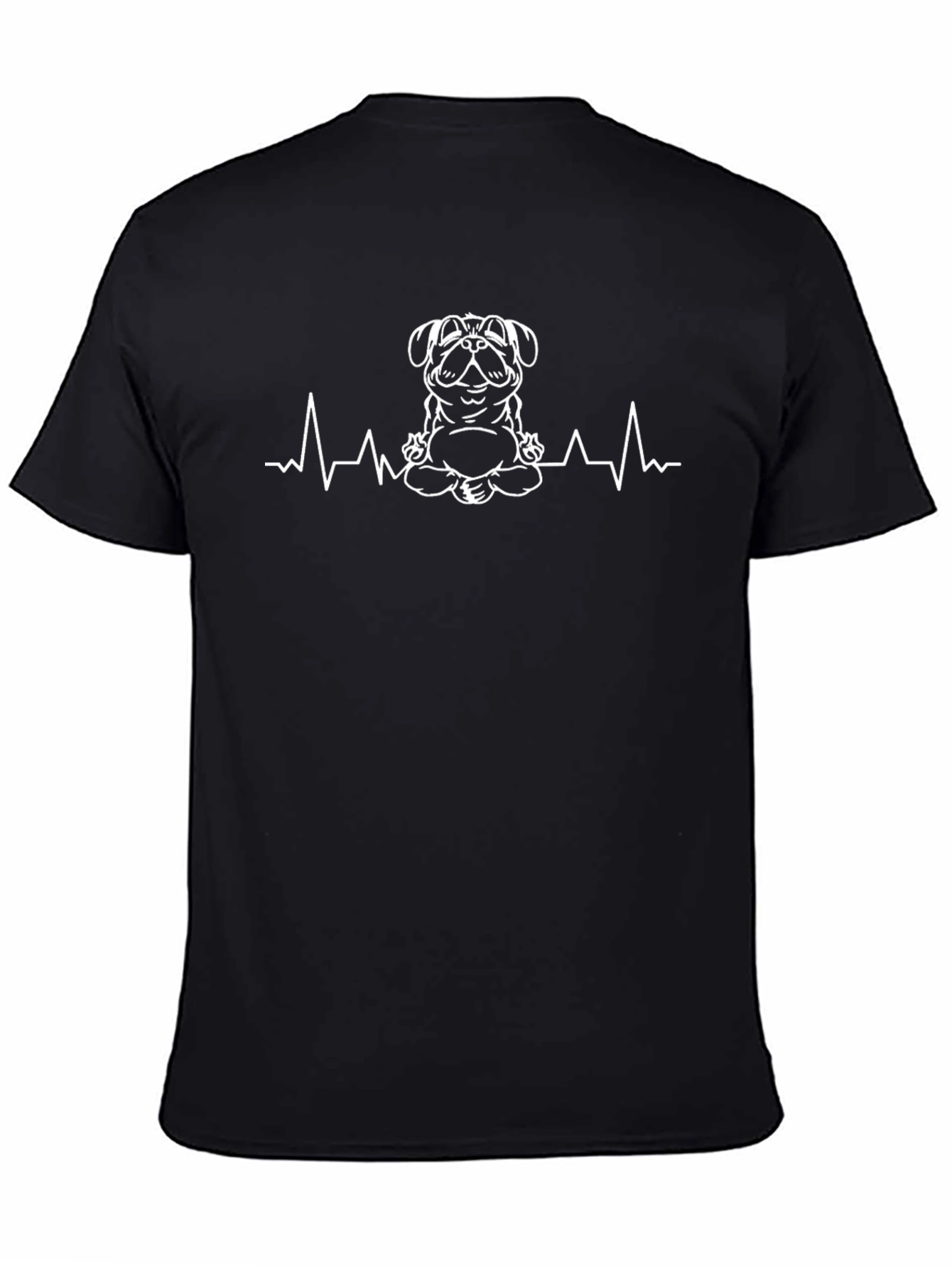 Zen Pug Heartbeat T-Shirt