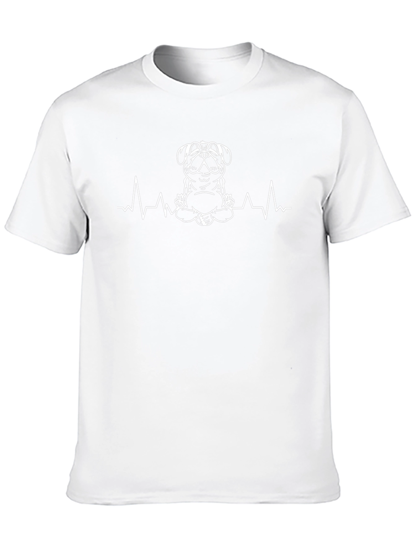 Zen Pug Heartbeat T-Shirt