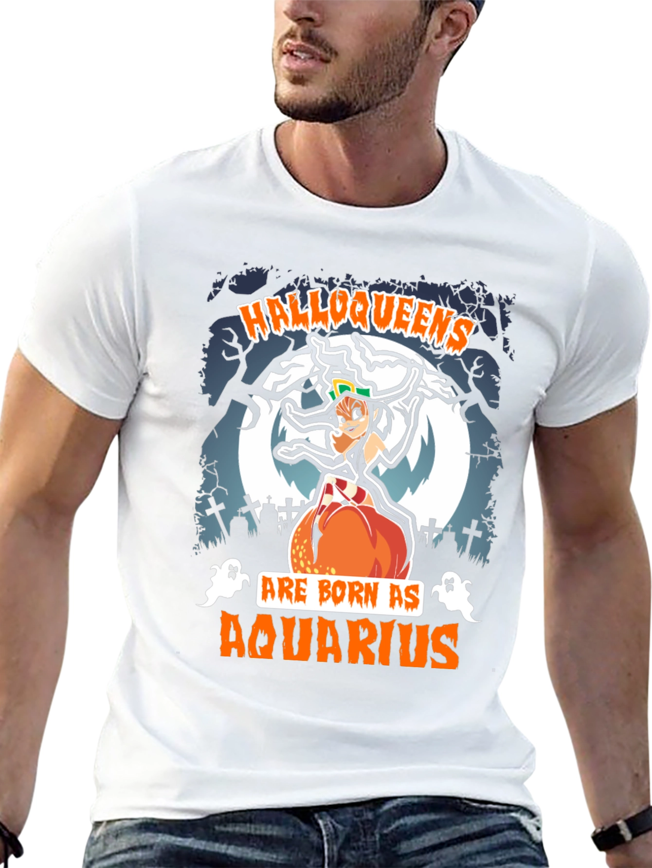Halloqueens Aquarius Halloween T-Shirt