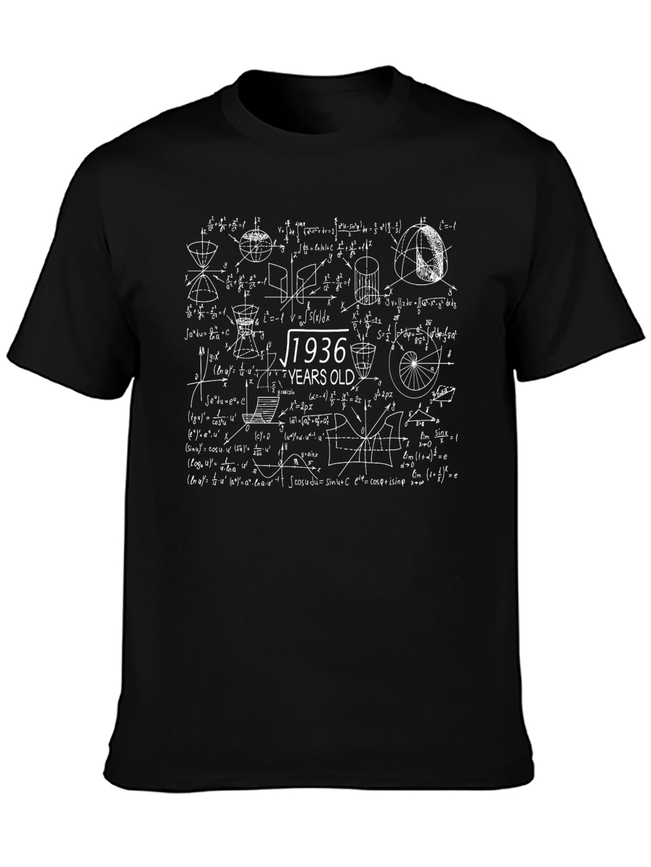 √1936 Years Old Math Equation T-Shirt