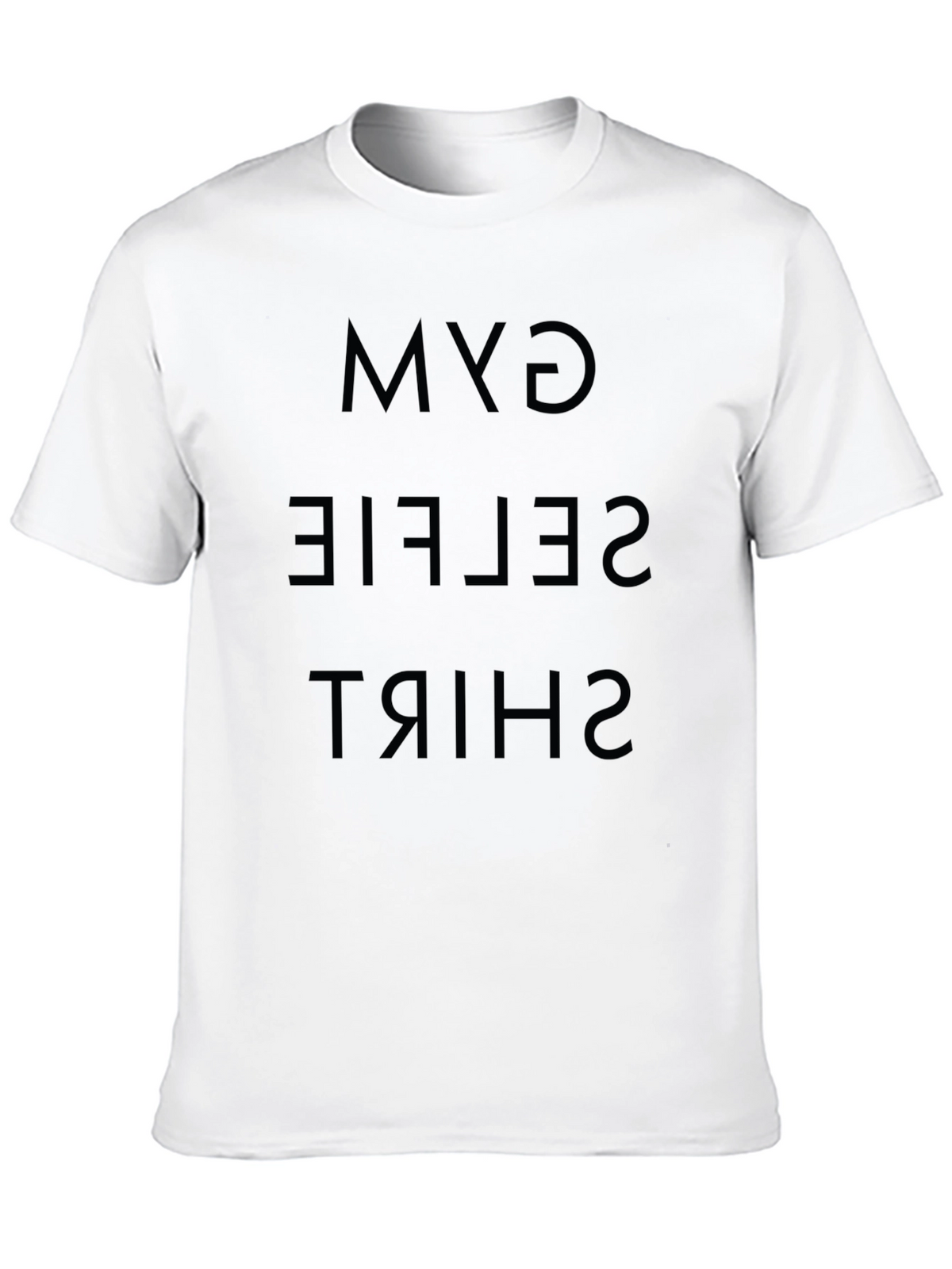 Gym Selfie Shirt Black