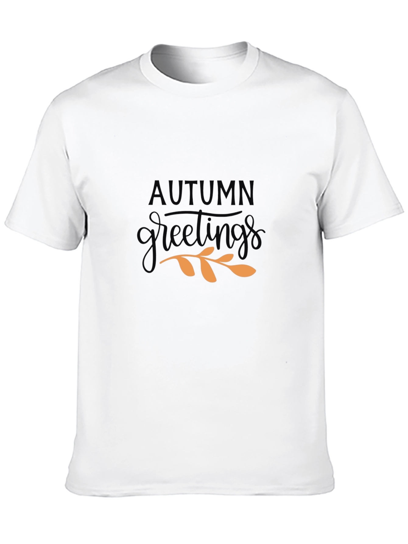 Autumn Greetings T-Shirt - Black