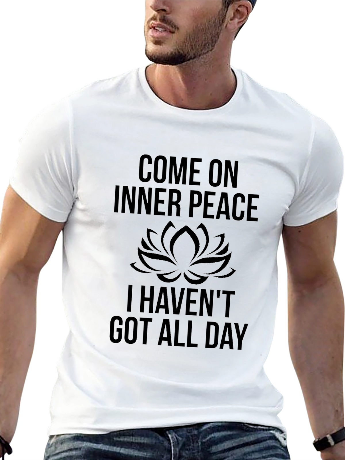 Inner Peace Funny Graphic Tee