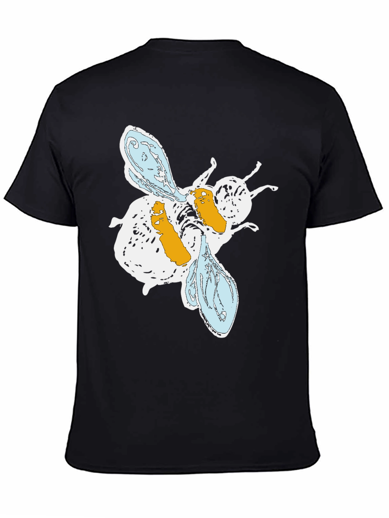 Abstract Bee Graphic T-Shirt
