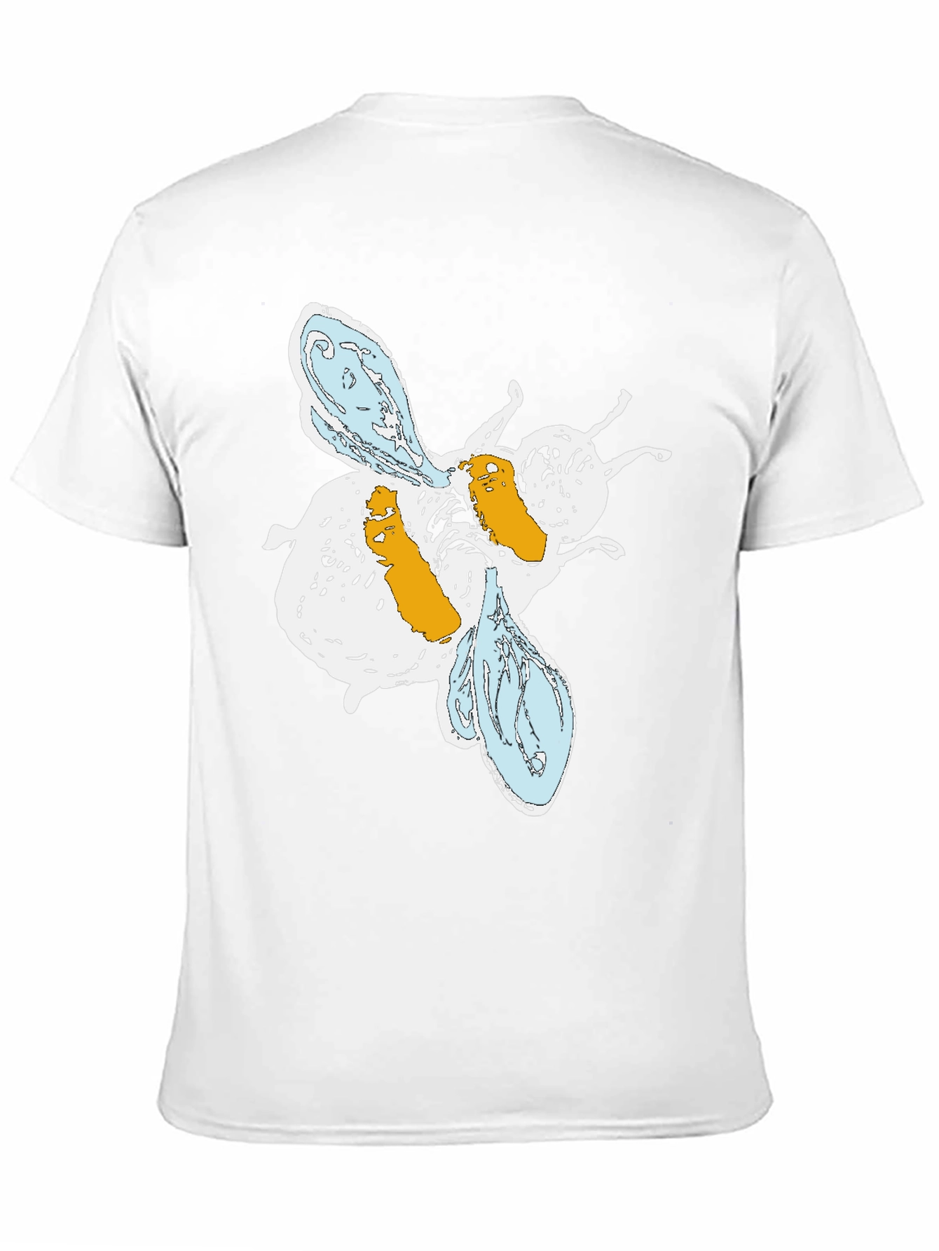 Abstract Bee Graphic T-Shirt