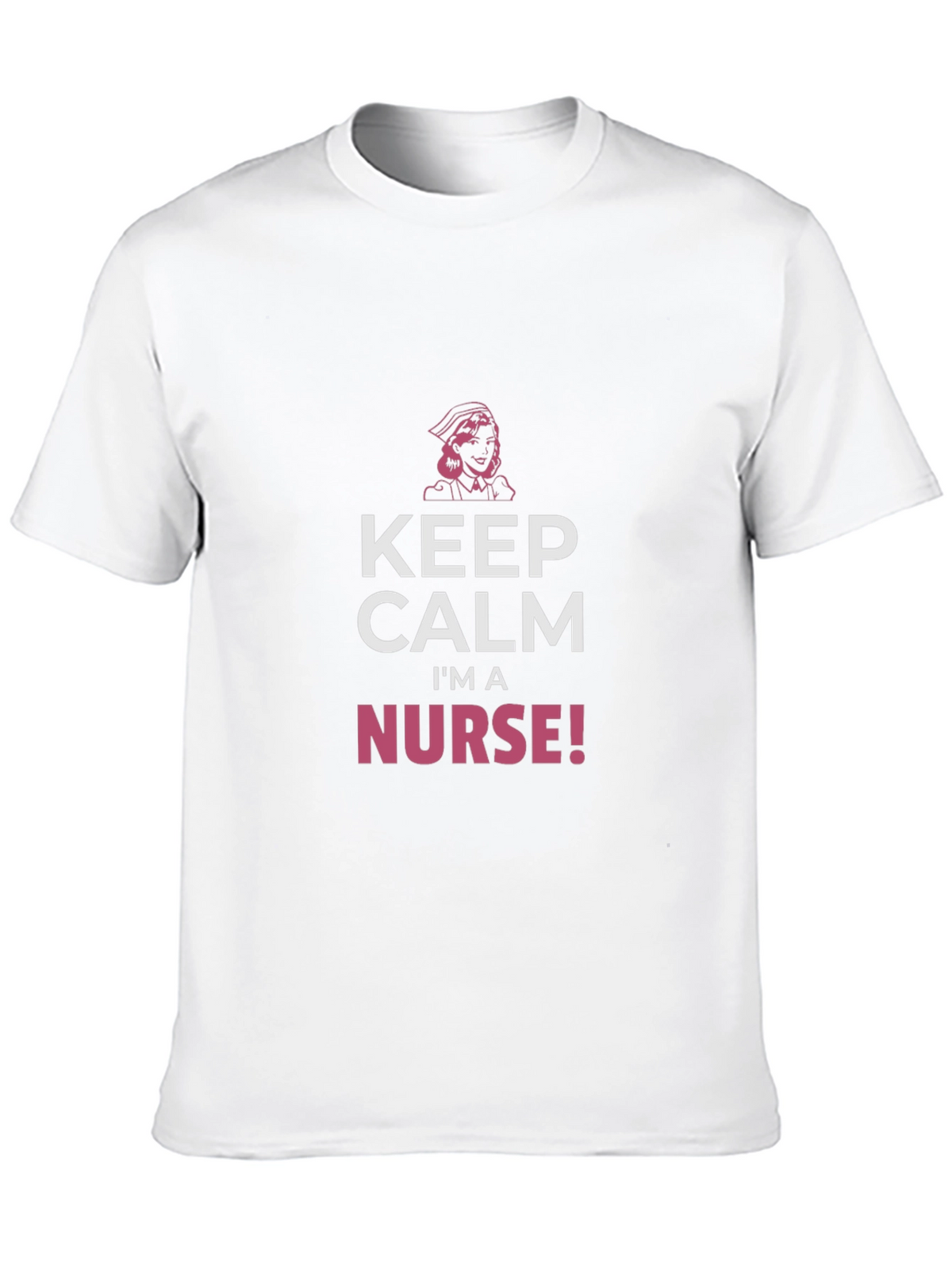 Keep Calm Im A Nurse! Black T-Shirt