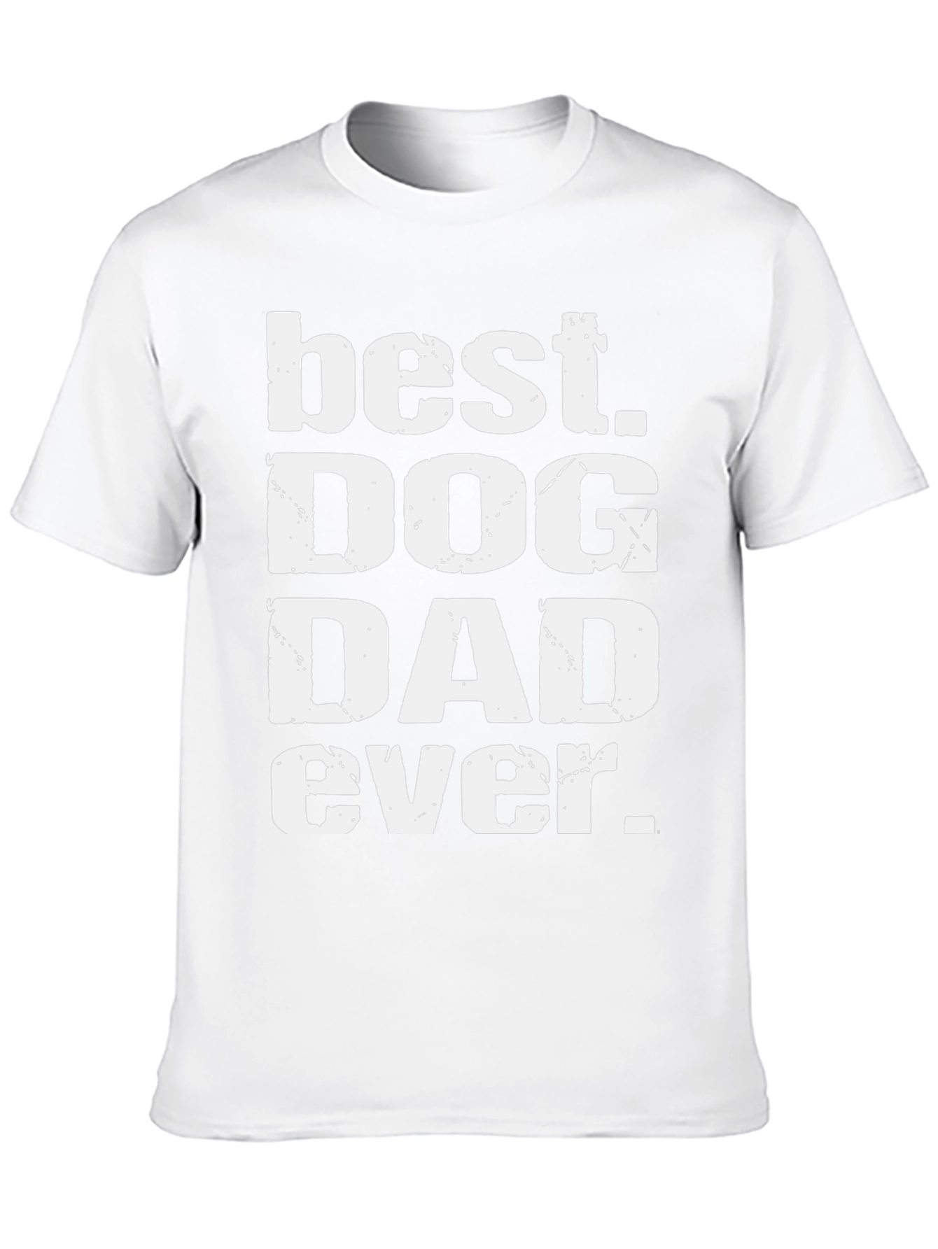 Best Dog Dad Ever Graphic Tee - Black T-Shirt