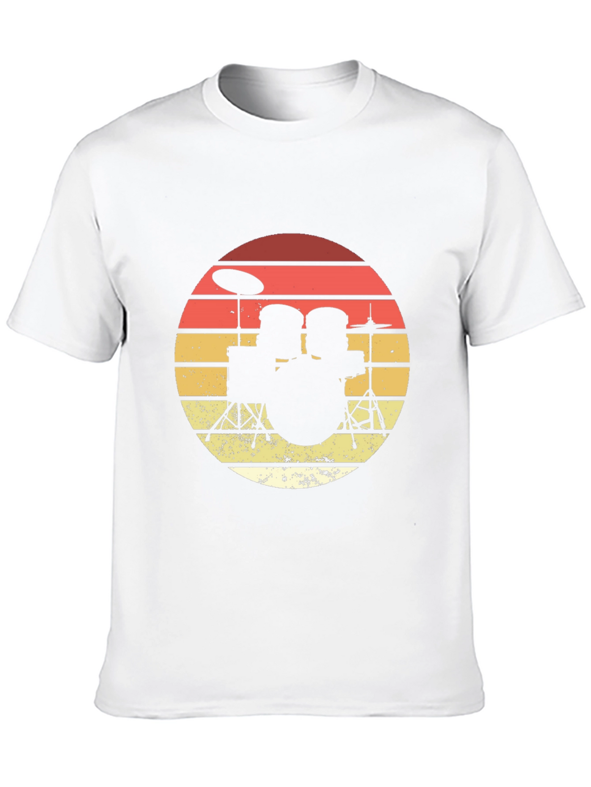 Retro Drum Set Graphic Tee