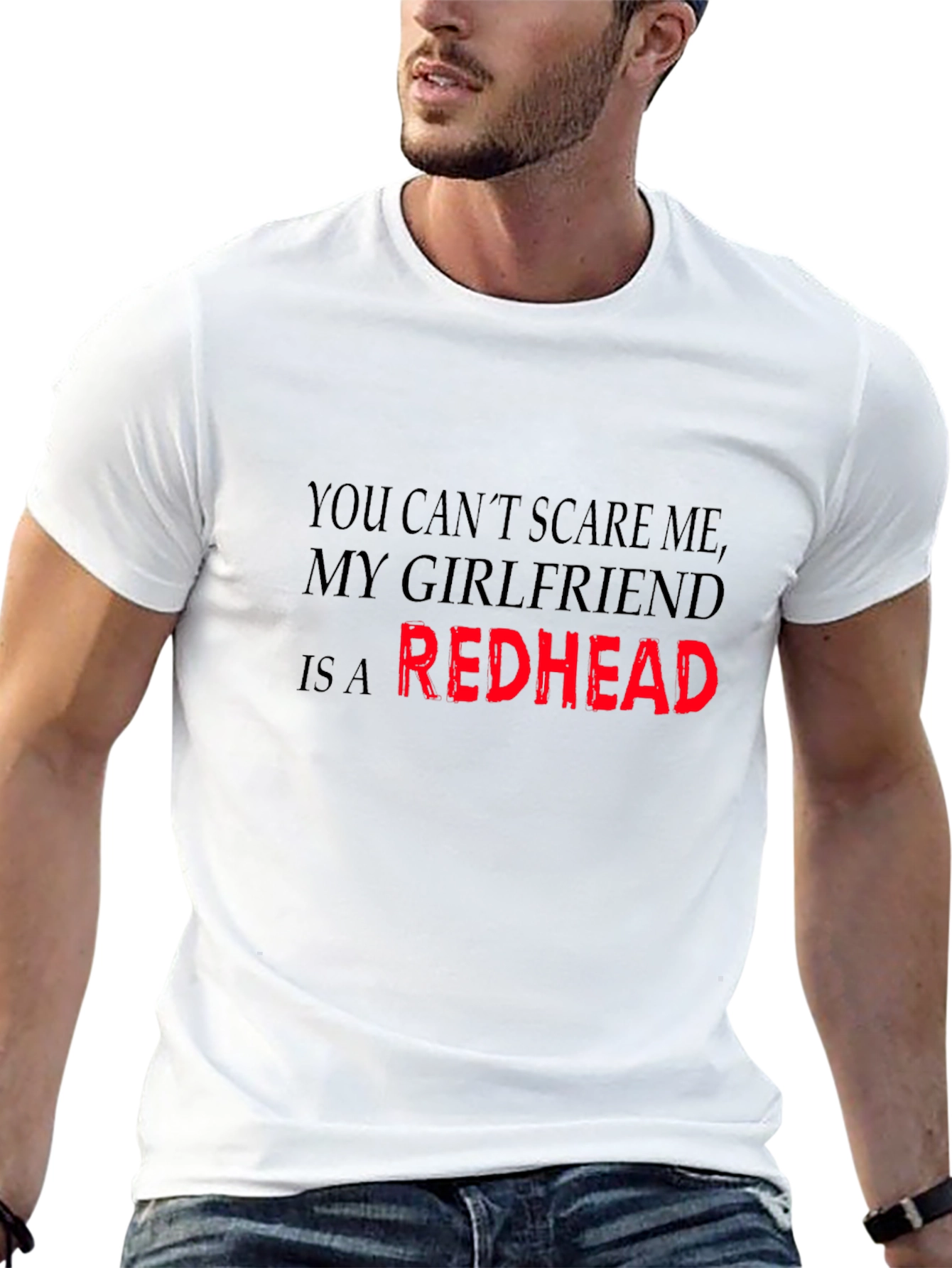 Redhead Girlfriend Funny T-Shirt