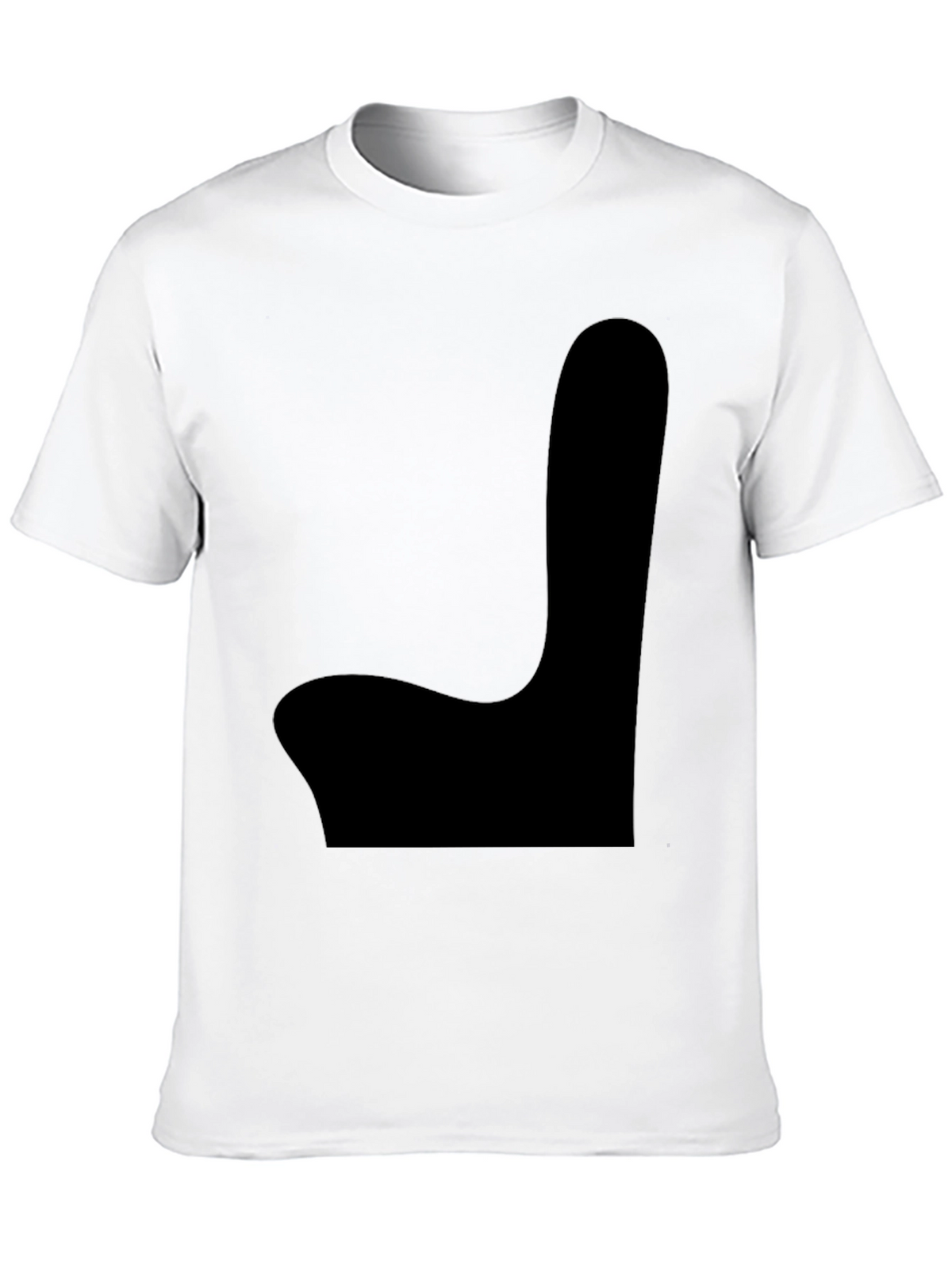 Mens Black Graphic Tee - Novelty Chair Design