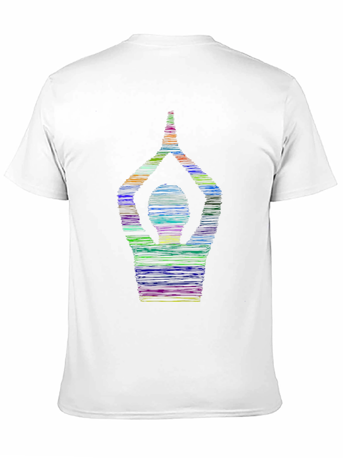 Yoga Pose Graphic T-Shirt - Mens Black Tee