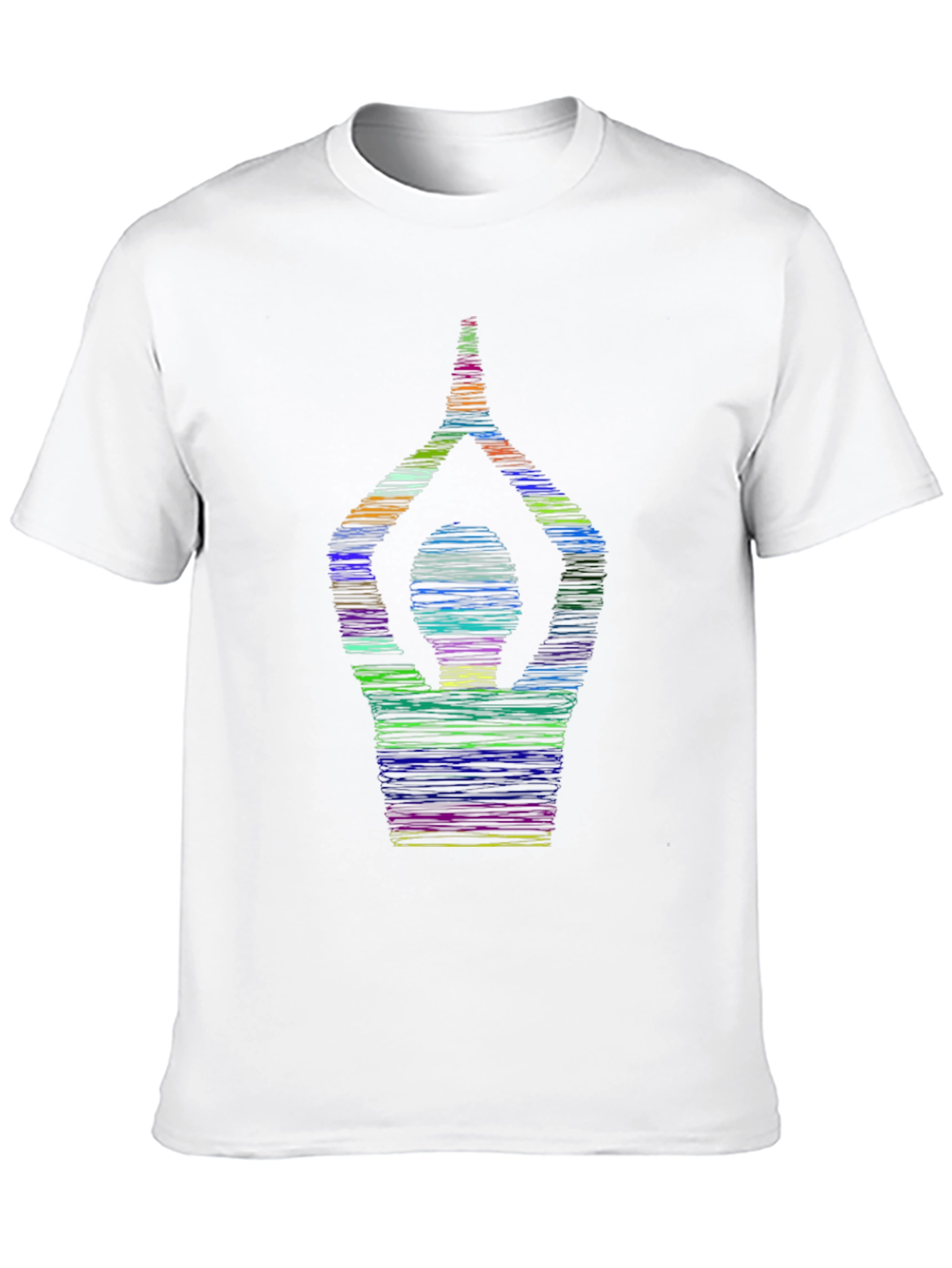 Yoga Pose Graphic T-Shirt - Mens Black Tee