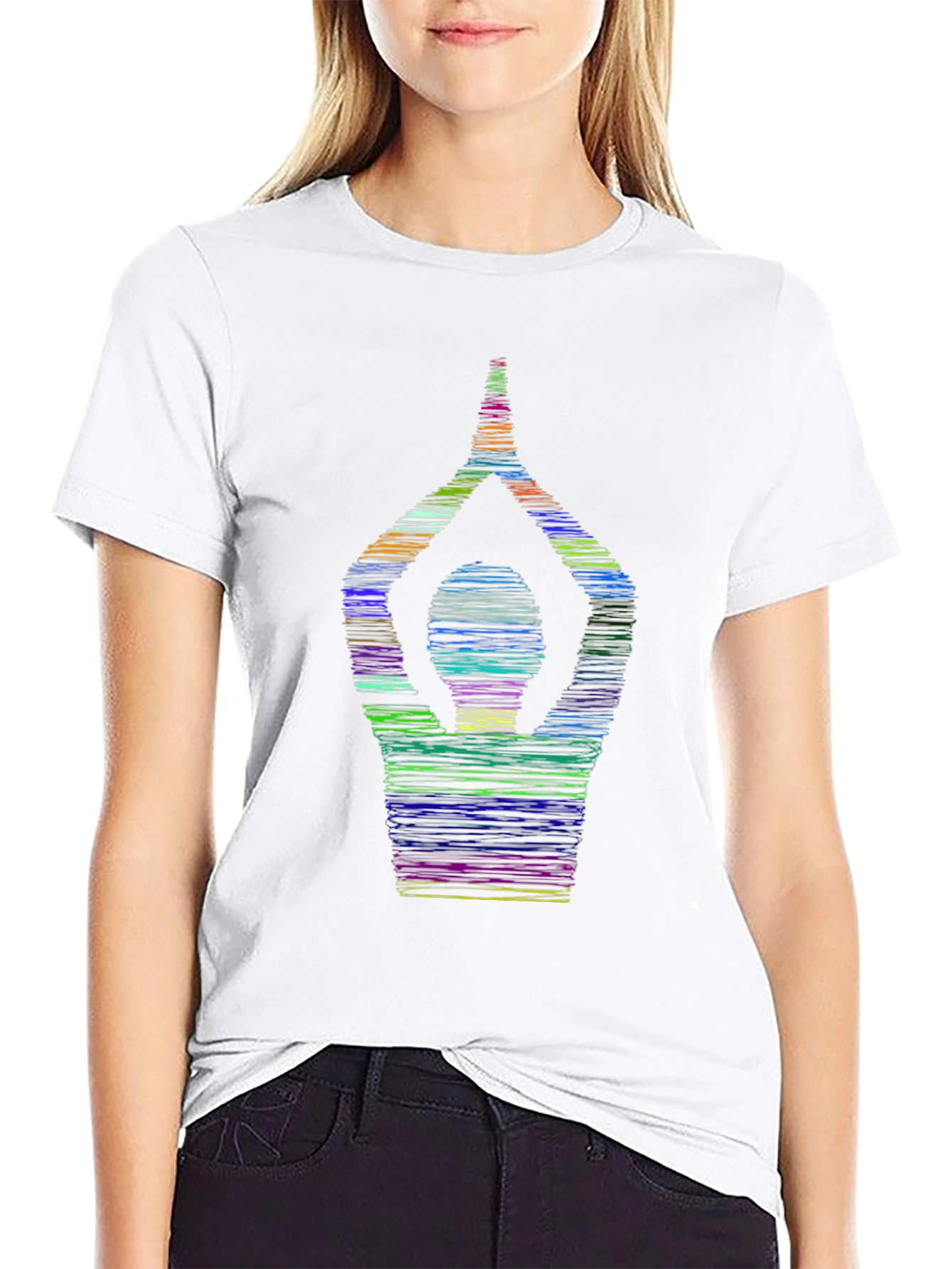 Yoga Pose Graphic T-Shirt - Mens Black Tee